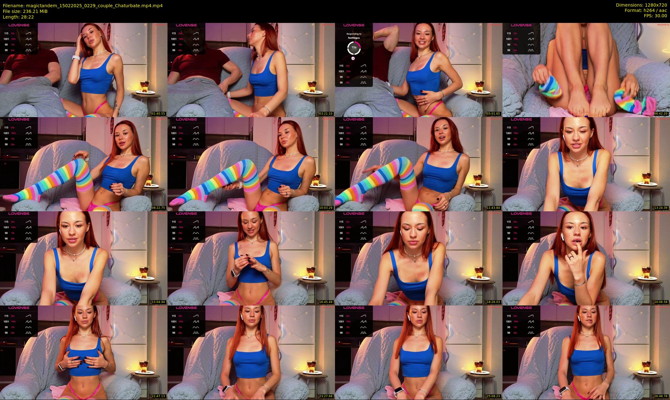 magictandem — 29 minute Chaturbate couple cam show recording, 720p, Feb 15, 2025