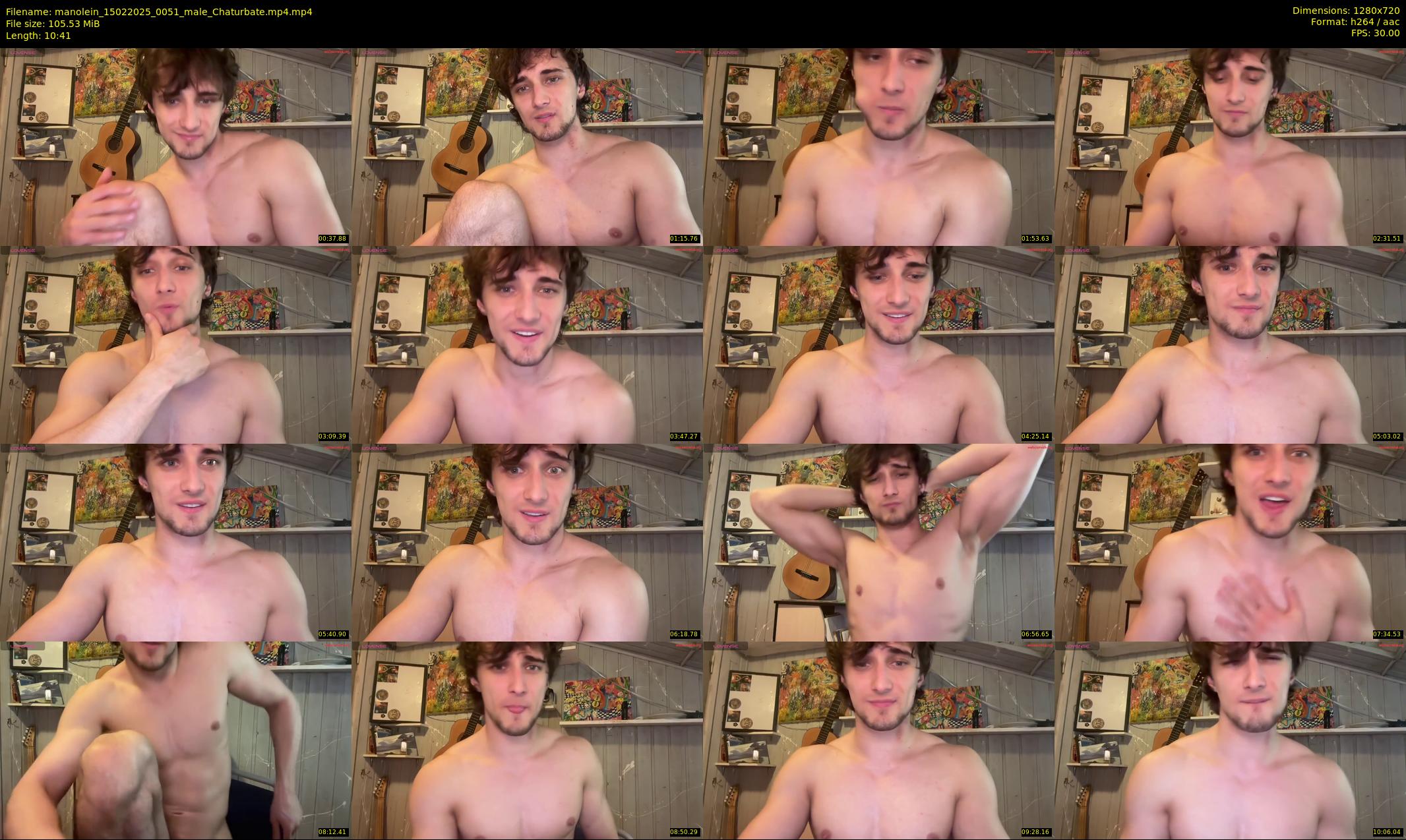 manolein — 11 minute Chaturbate male cam show recording, 720p, Feb 15, 2025