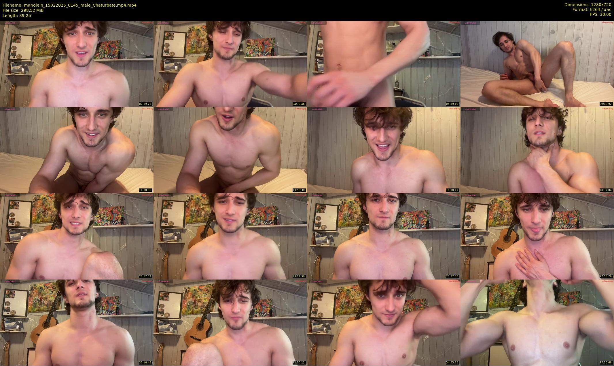 manolein — 40 minute Chaturbate male cam show recording, 720p, Feb 15, 2025