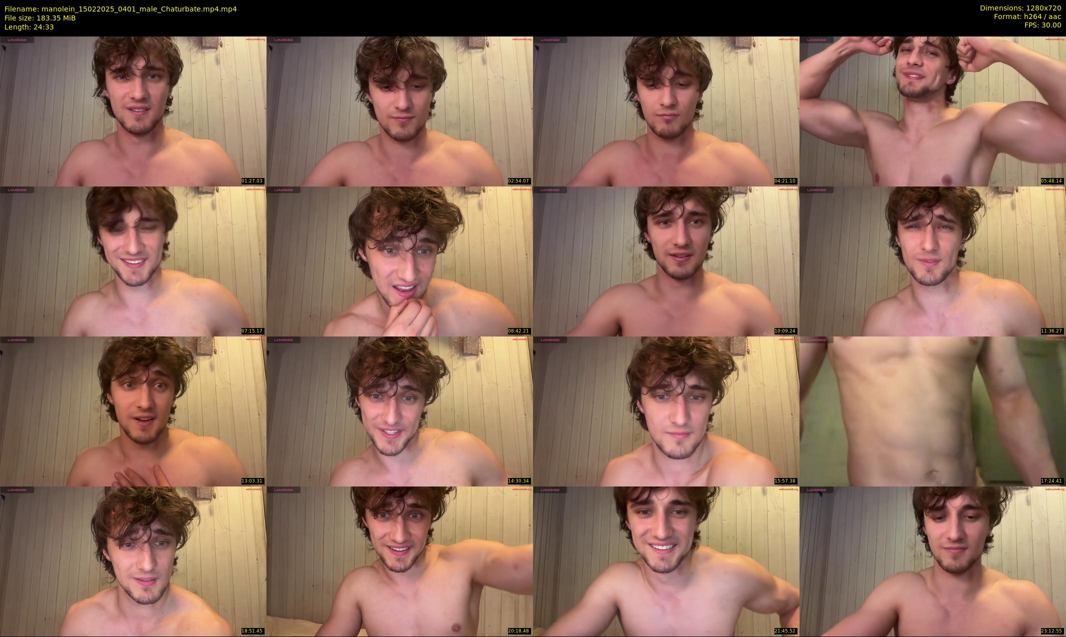 manolein — 25 minute Chaturbate male cam show recording, 720p, Feb 15, 2025