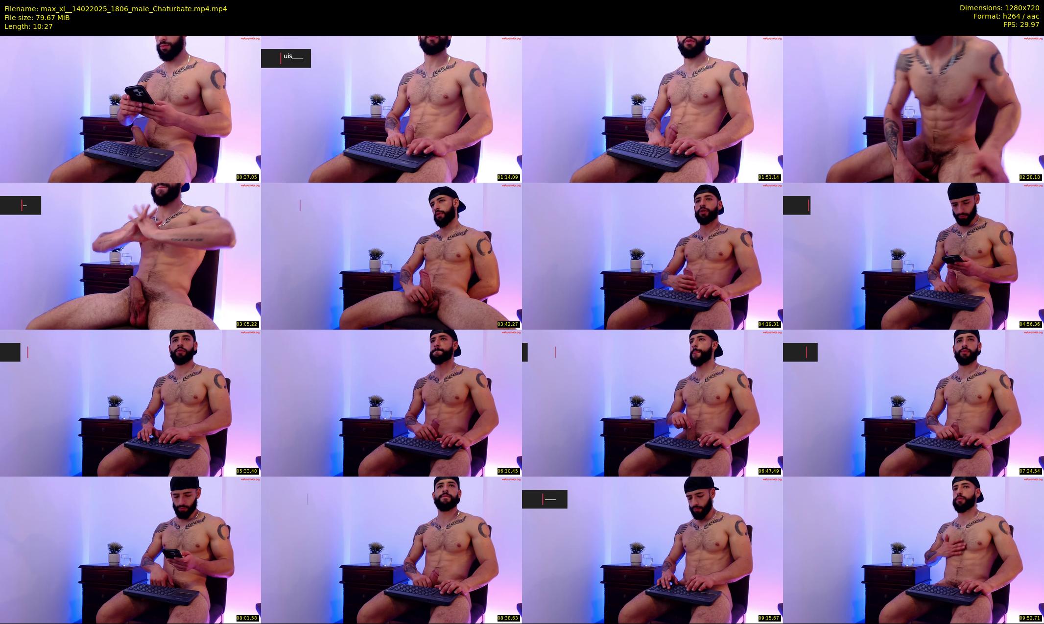 max_xl_ — 11 minute Chaturbate male cam show recording, 720p, Feb 14, 2025