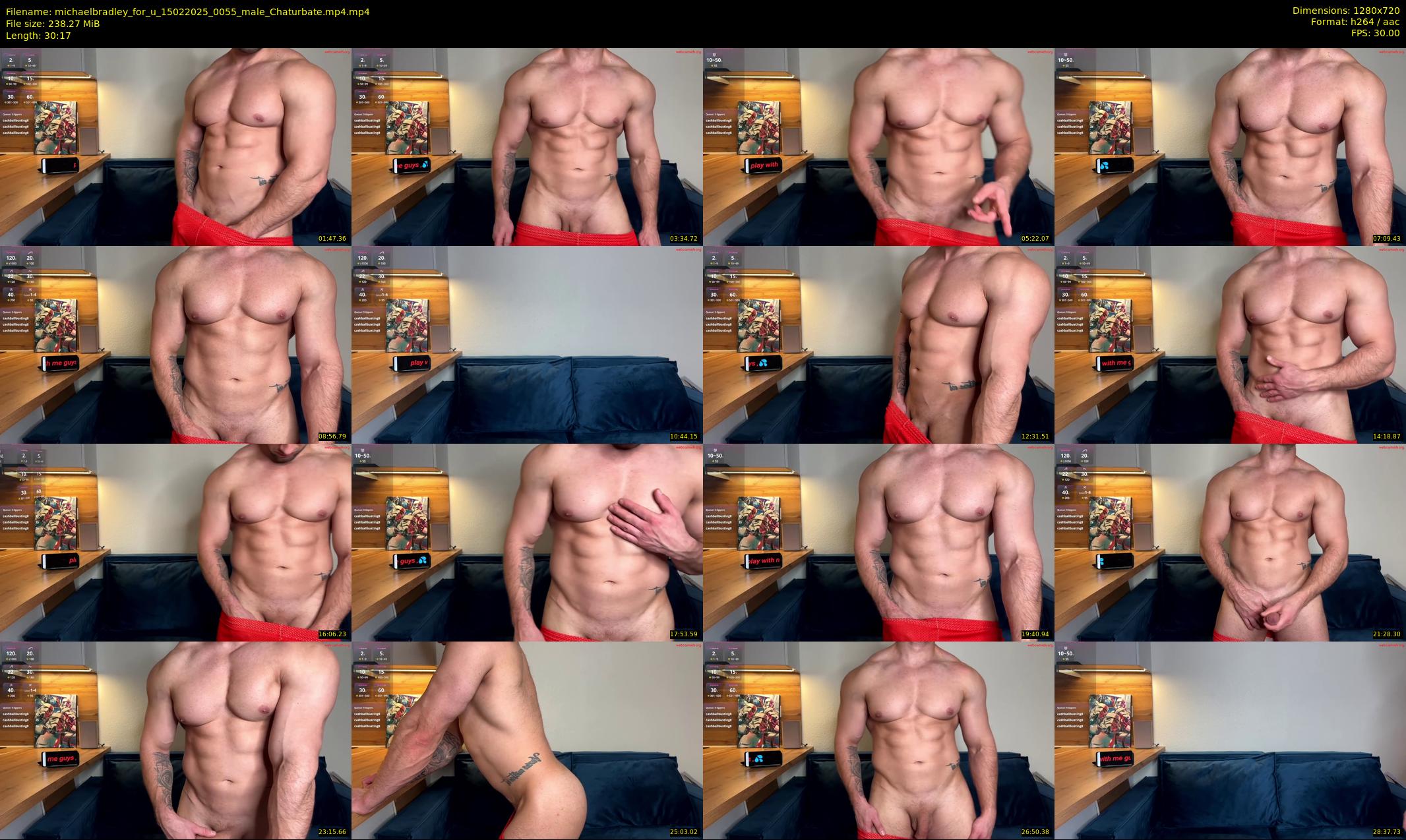 michaelbradley_for_u — 31 minute Chaturbate male cam show recording, 720p, Feb 15, 2025