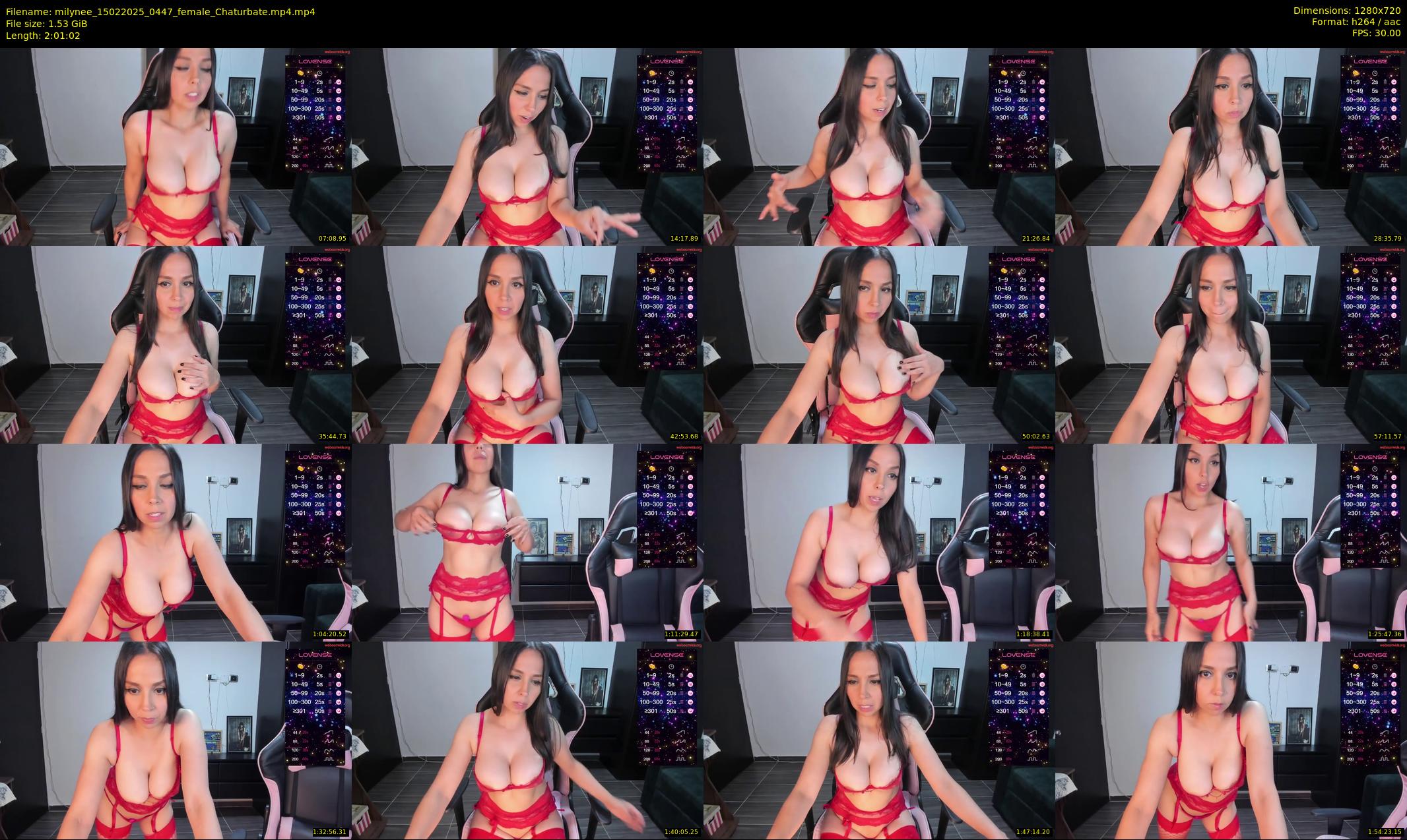 milynee — 122 minute Chaturbate female cam show recording, 720p, Feb 15, 2025