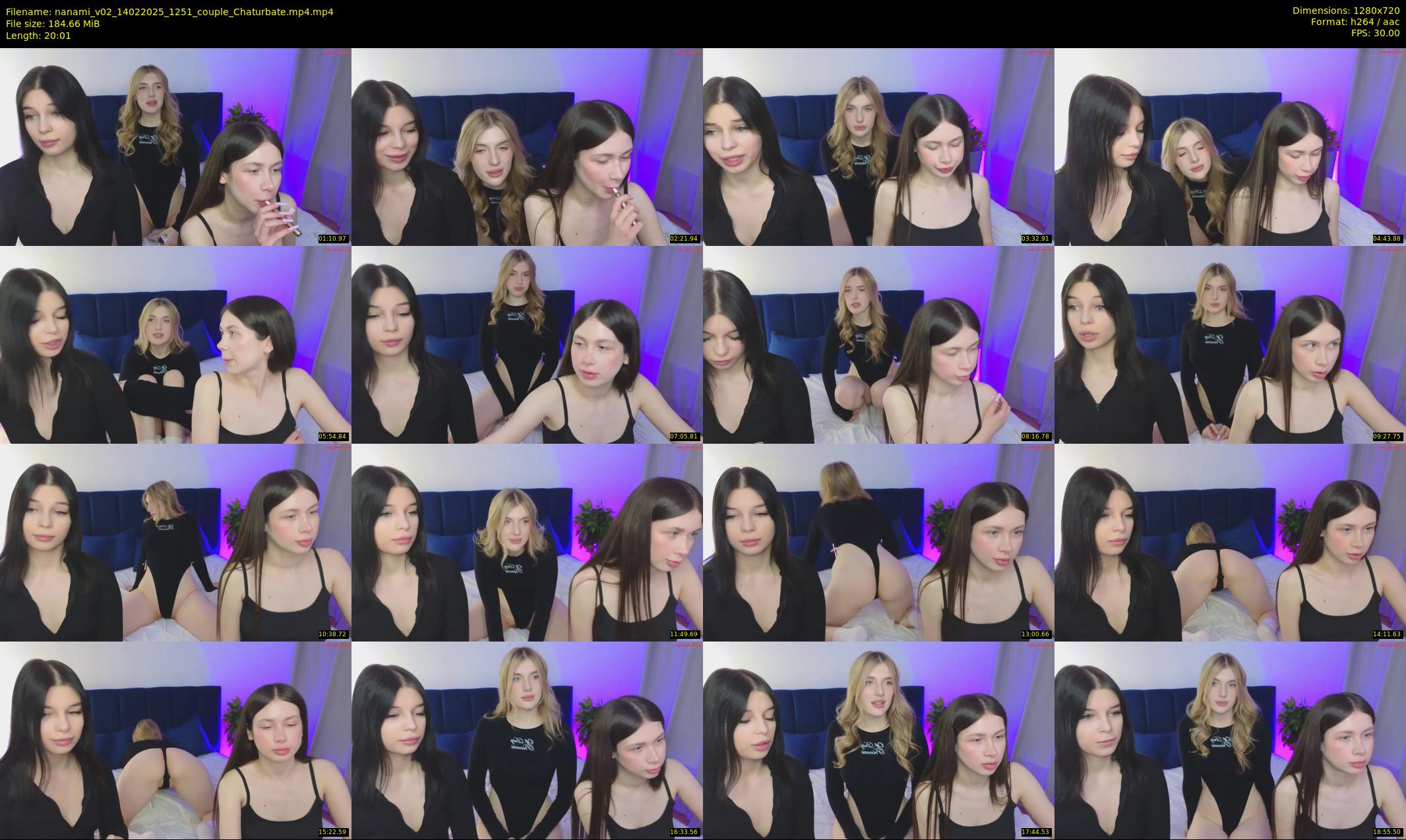 nanami_v02 — 21 minute Chaturbate couple cam show recording, 720p, Feb 14, 2025