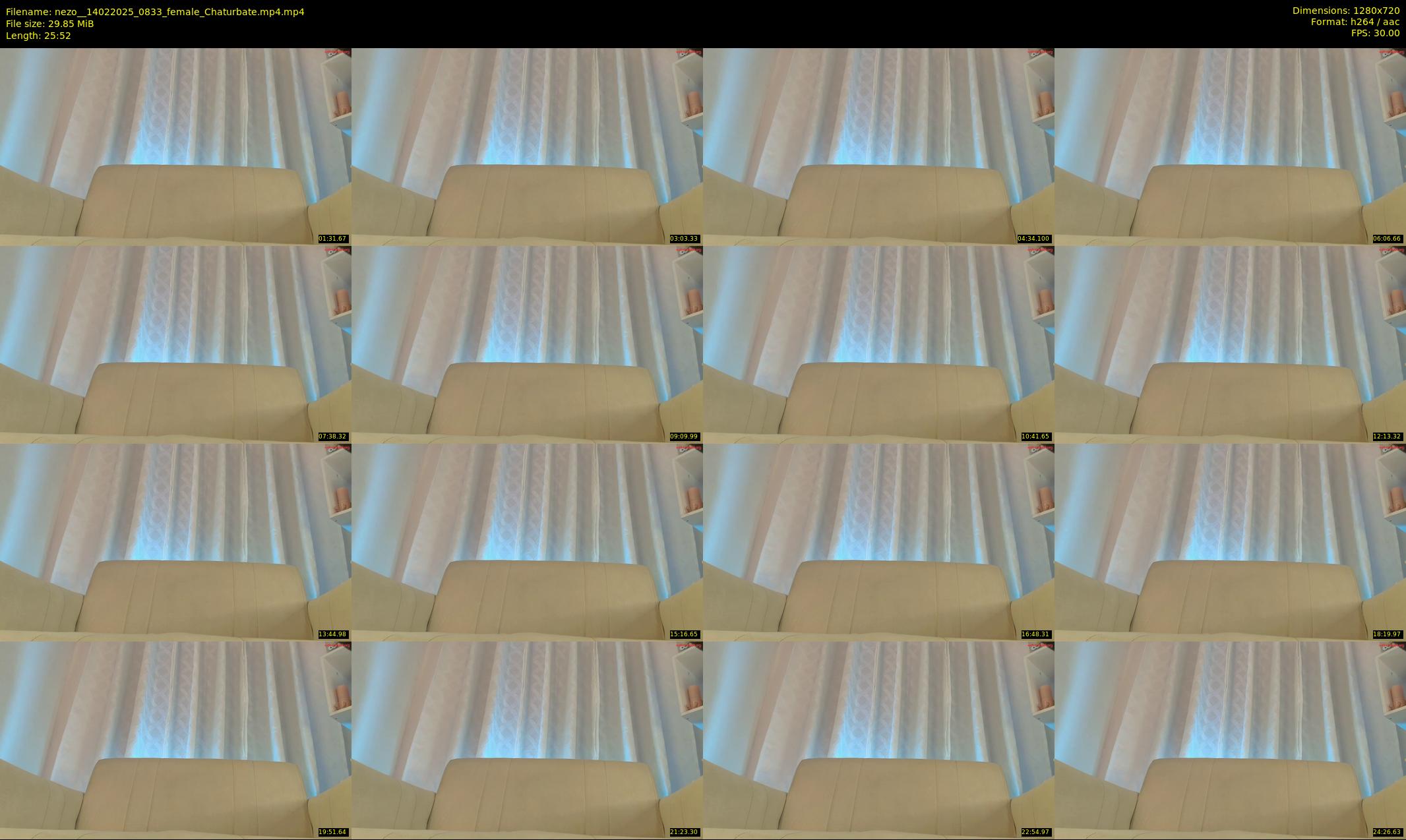 nezo_ — 26 minute Chaturbate female cam show recording, 720p, Feb 14, 2025