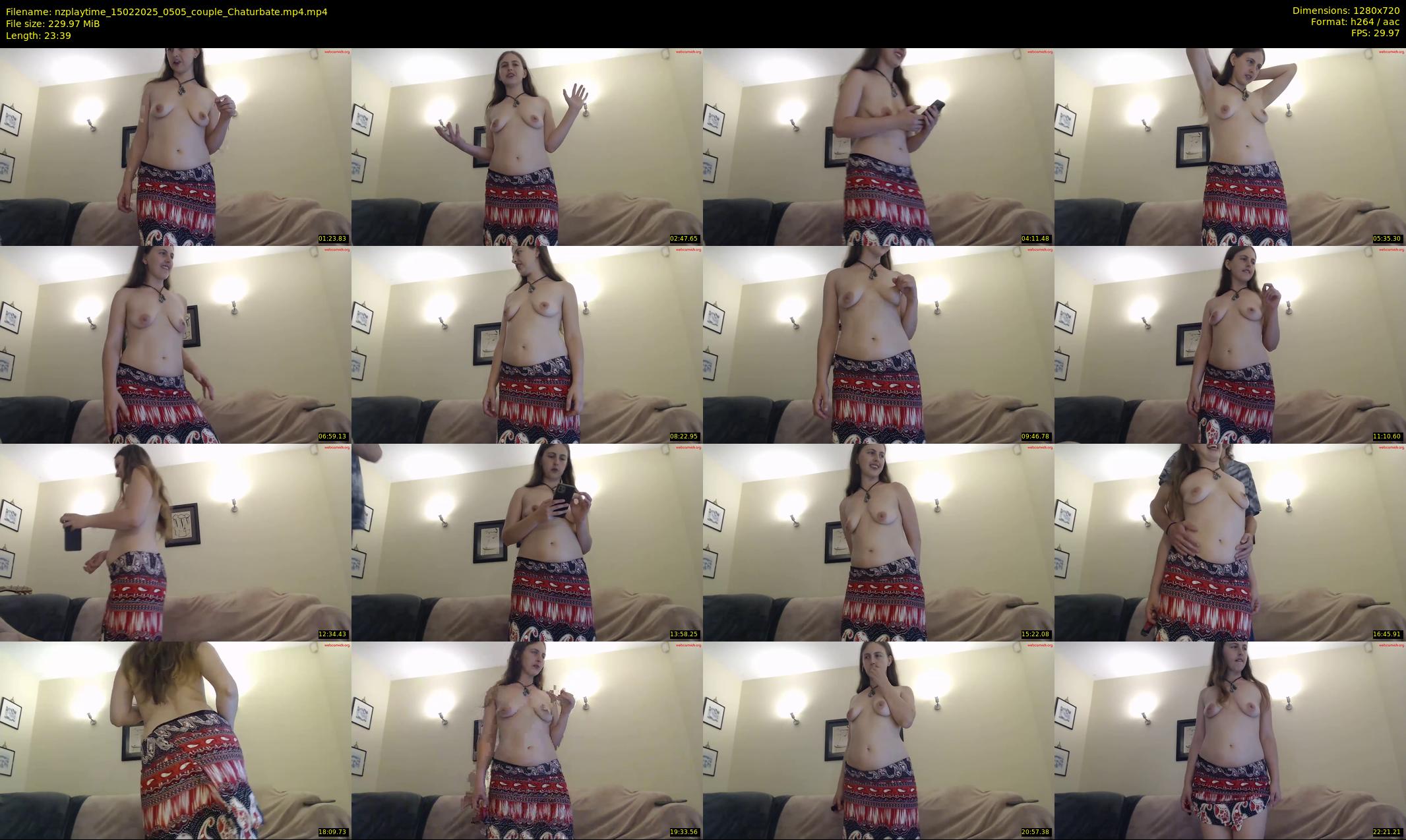 nzplaytime — 24 minute Chaturbate couple cam show recording, 720p, Feb 15, 2025
