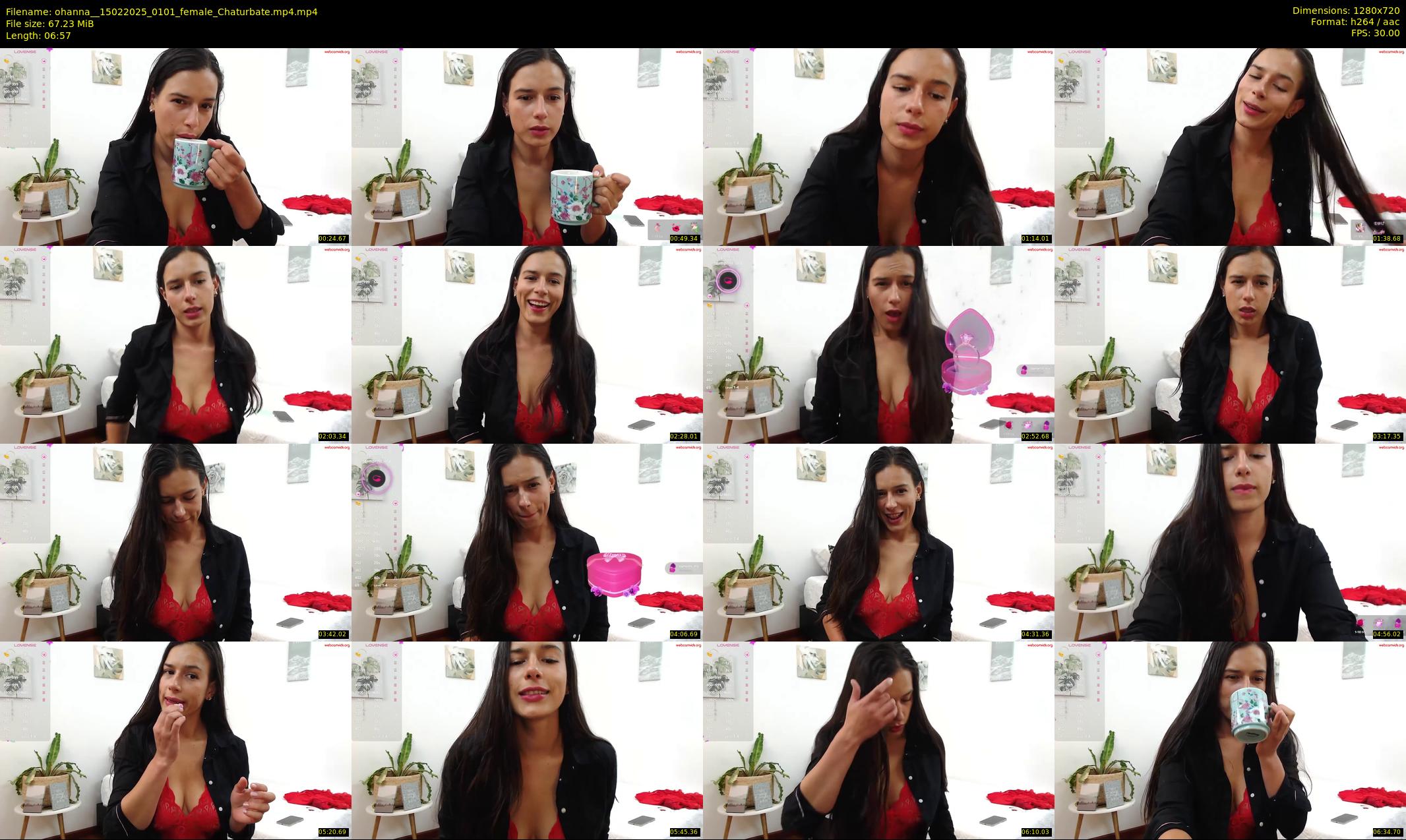 ohanna_ — 7 minute Chaturbate female cam show recording, 720p, Feb 15, 2025