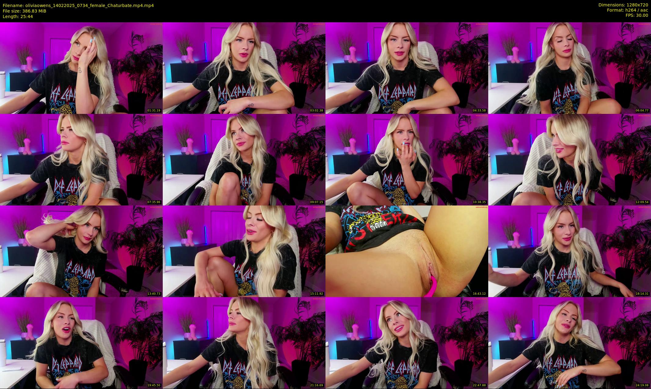oliviaowens — 26 minute Chaturbate female cam show recording, 720p, Feb 14, 2025