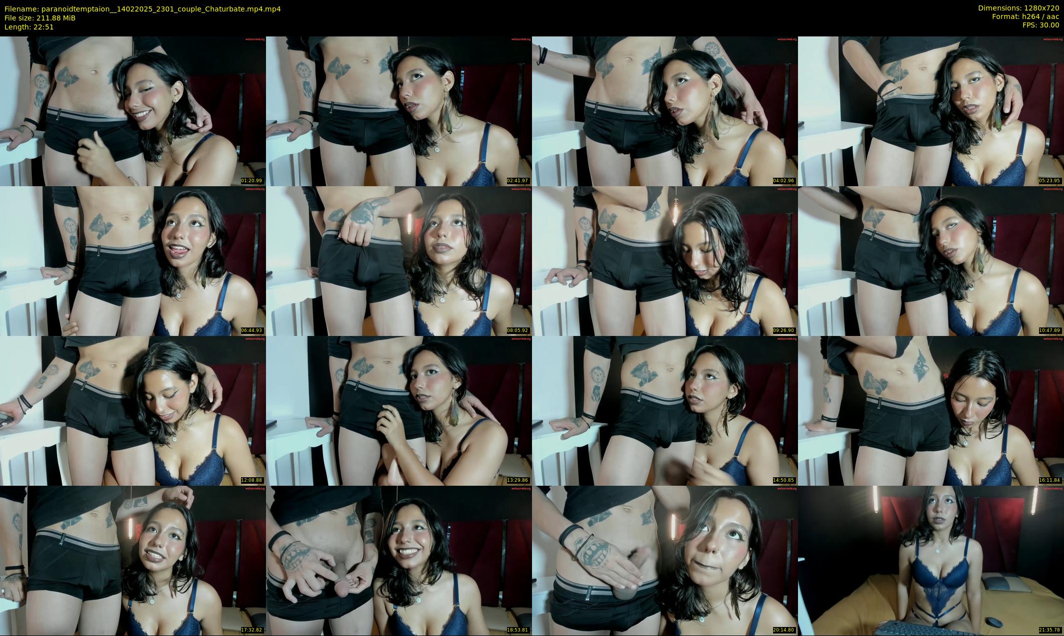 paranoidtemptaion_ — 23 minute Chaturbate couple cam show recording, 720p, Feb 14, 2025