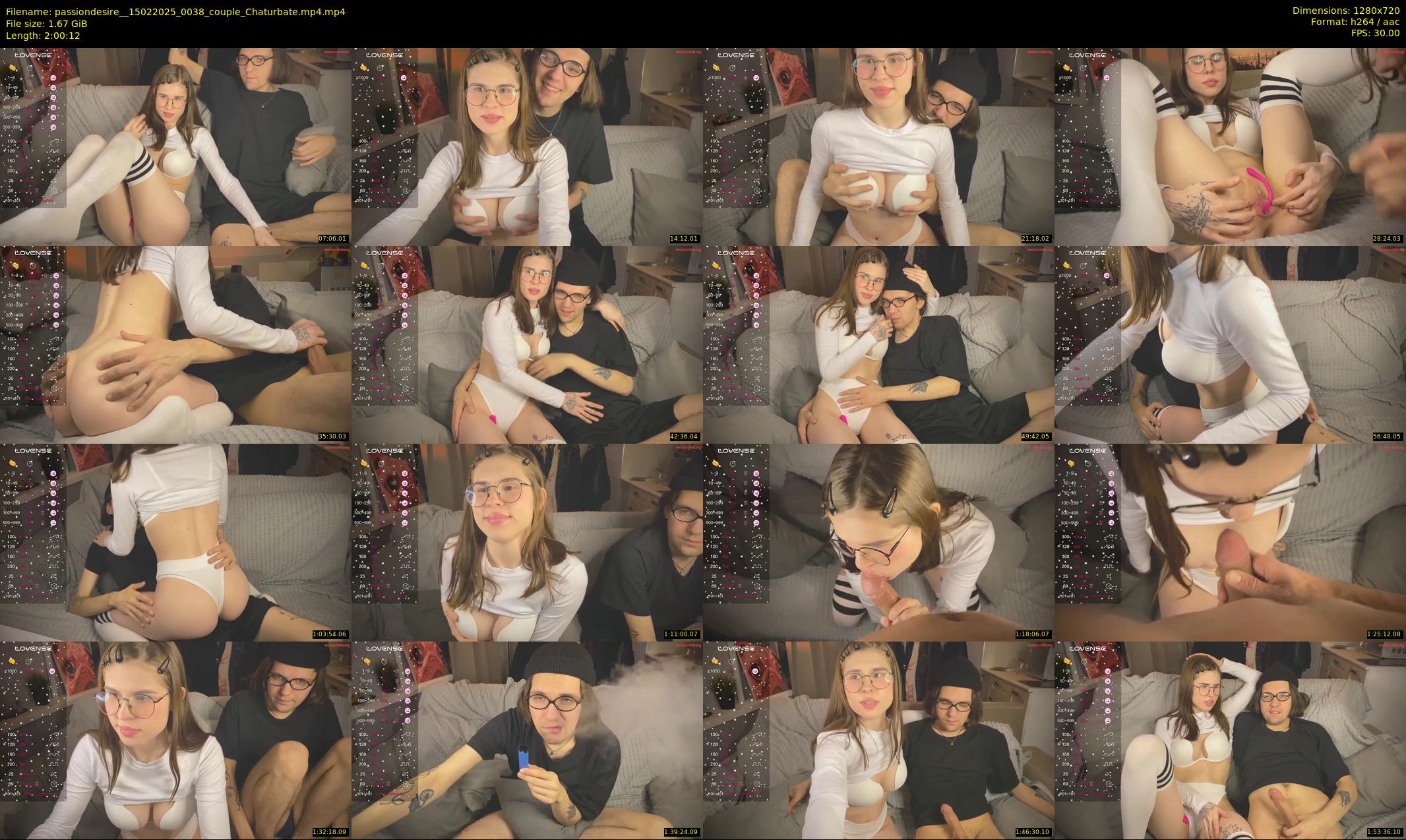 passiondesire_ — 121 minute Chaturbate couple cam show recording, 720p, Feb 15, 2025