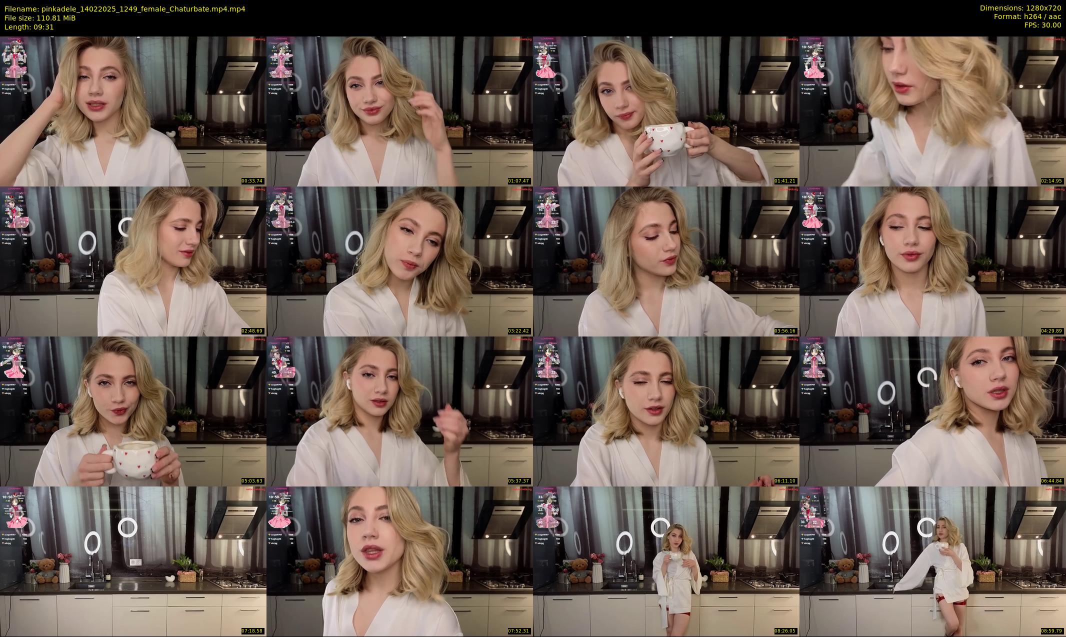 pinkadele — 10 minute Chaturbate female cam show recording, 720p, Feb 14, 2025
