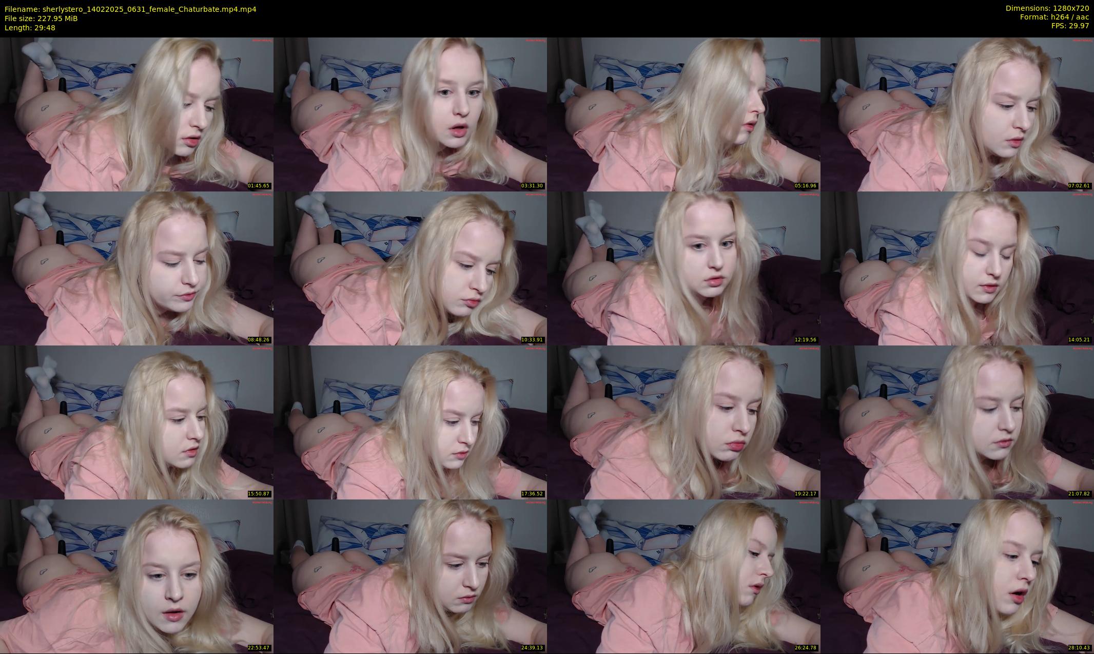 sherlystero — 30 minute Chaturbate couple cam show recording, 720p, Feb 14, 2025