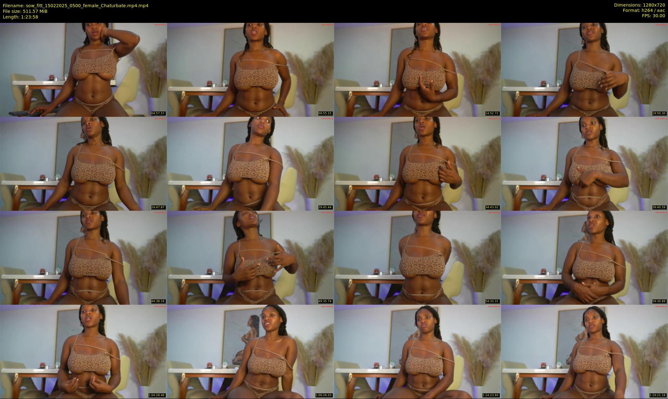 sow_fitt — 84 minute Chaturbate female cam show recording, 720p, Feb 15, 2025