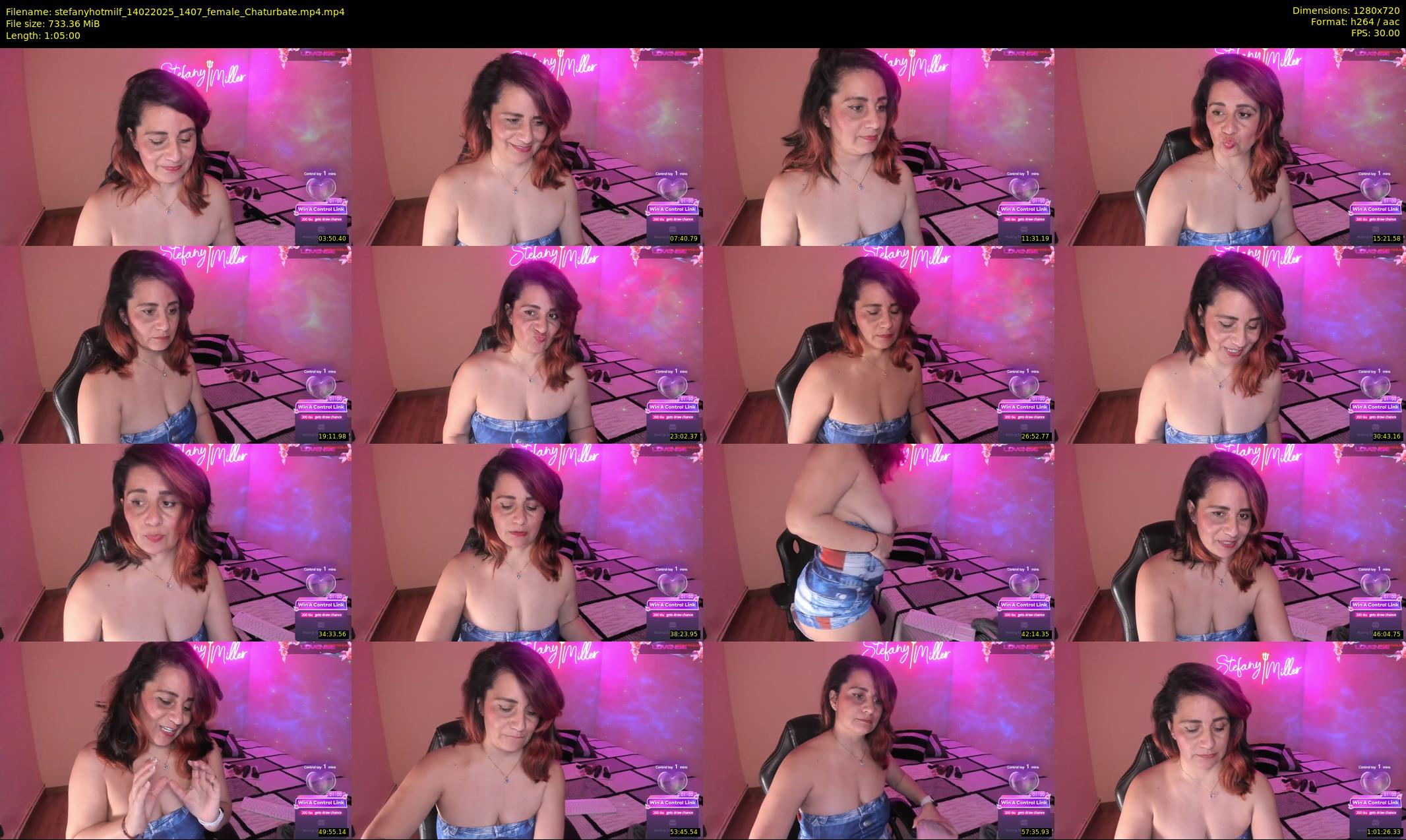 stefanyhotmilf — 65 minute Chaturbate female cam show recording, 720p, Feb 14, 2025