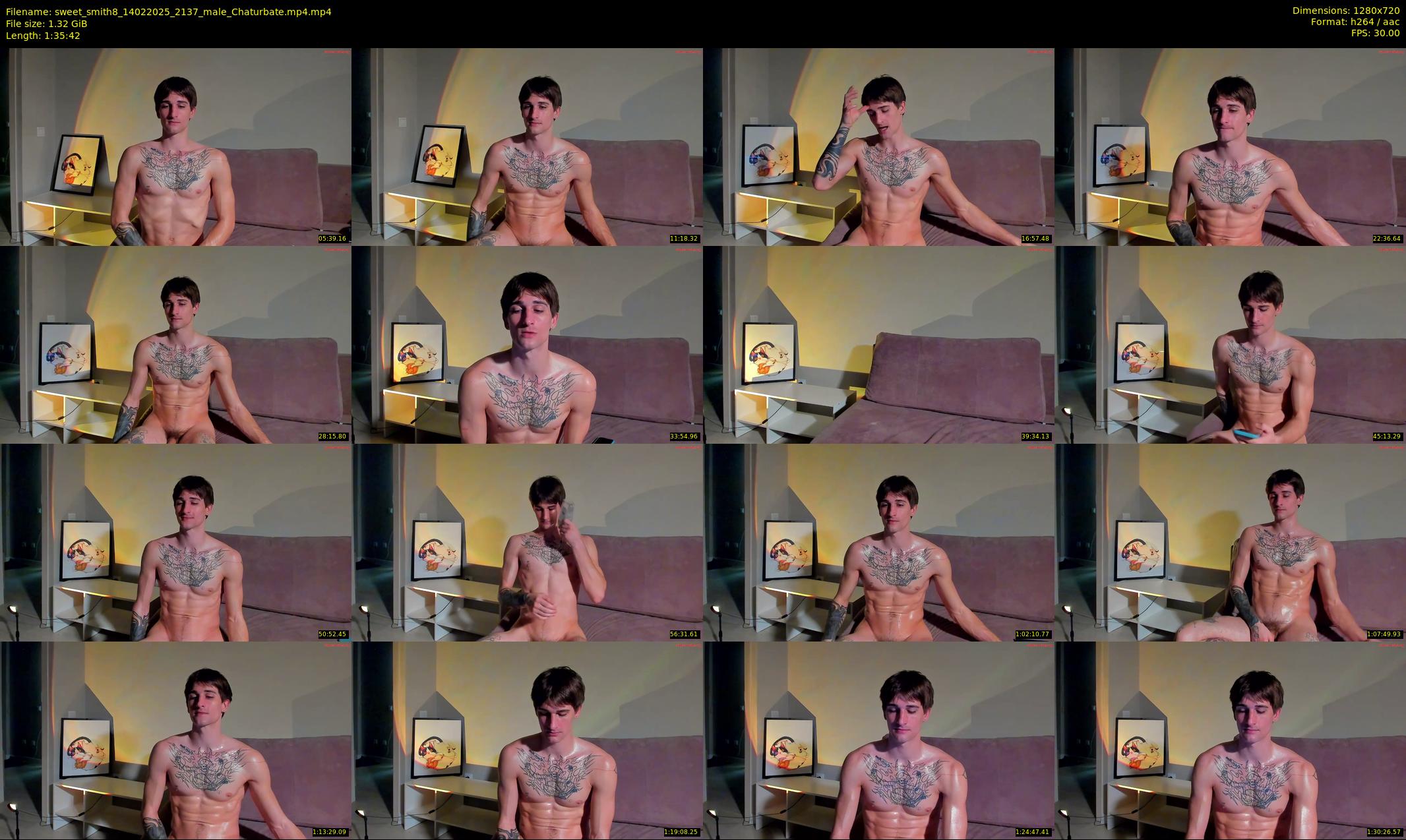 sweet_smith8 — 96 minute Chaturbate male cam show recording, 720p, Feb 14, 2025
