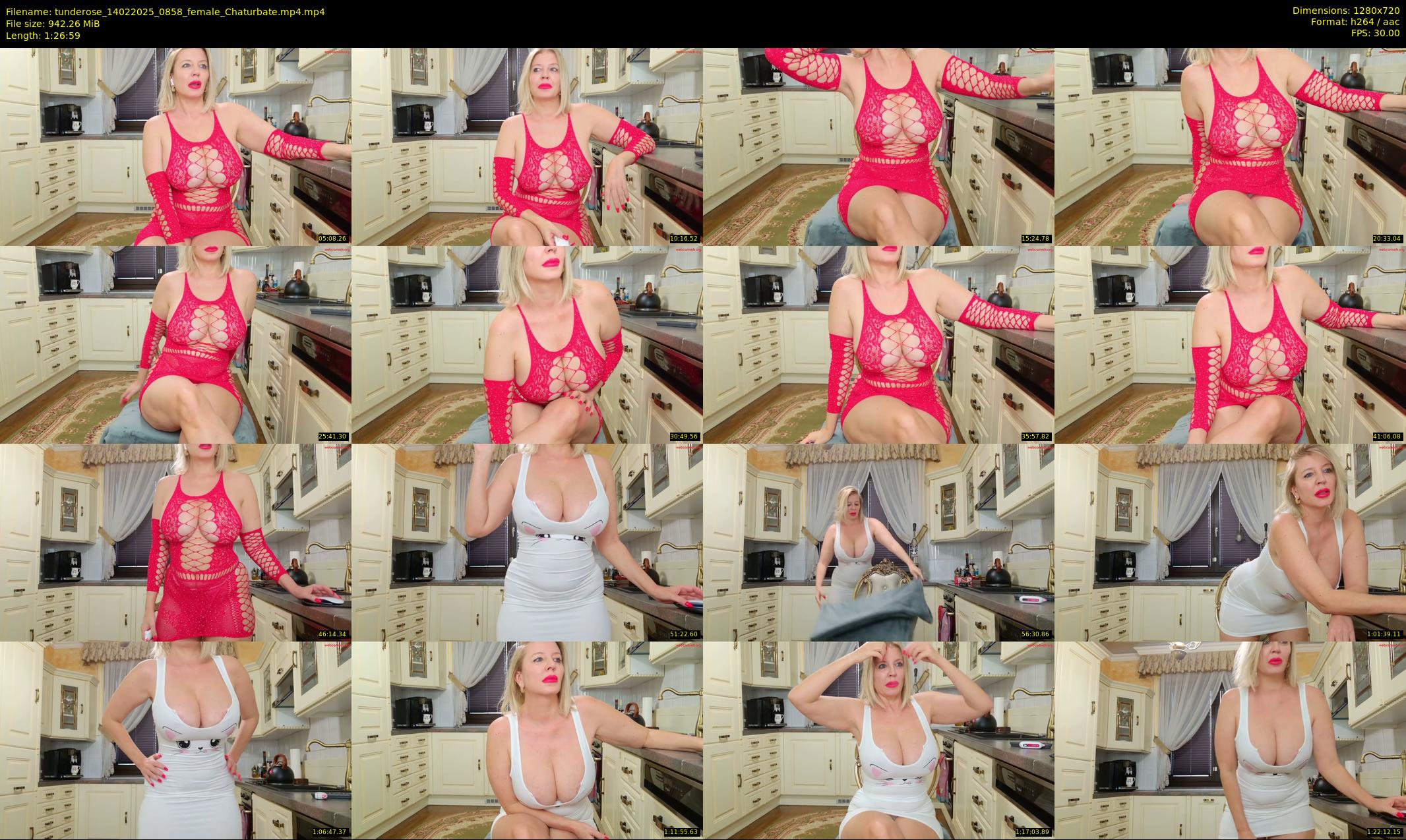 tunderose — 87 minute Chaturbate female cam show recording, 720p, Feb 14, 2025