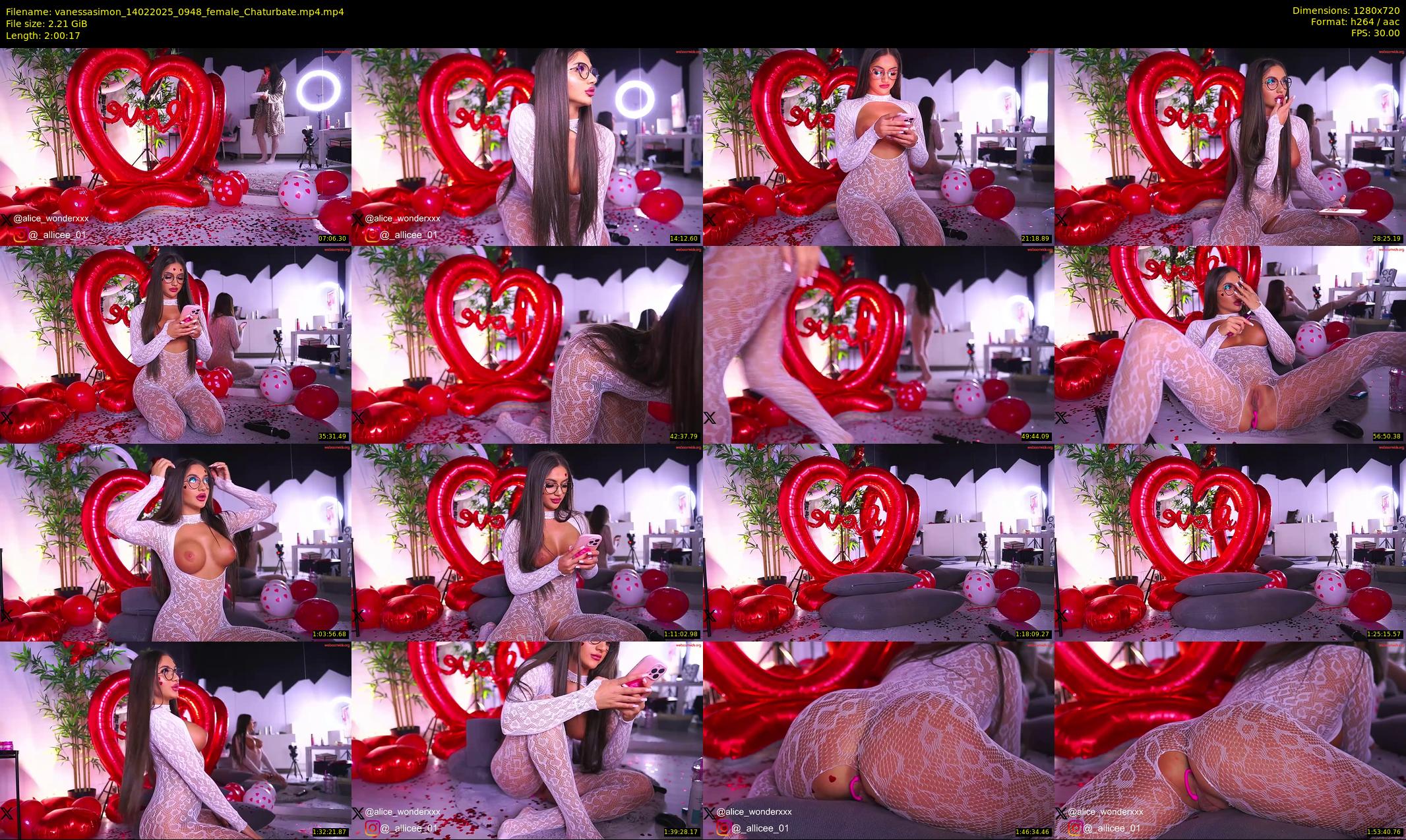 vanessasimon — 121 minute Chaturbate female cam show recording, 720p, Feb 14, 2025