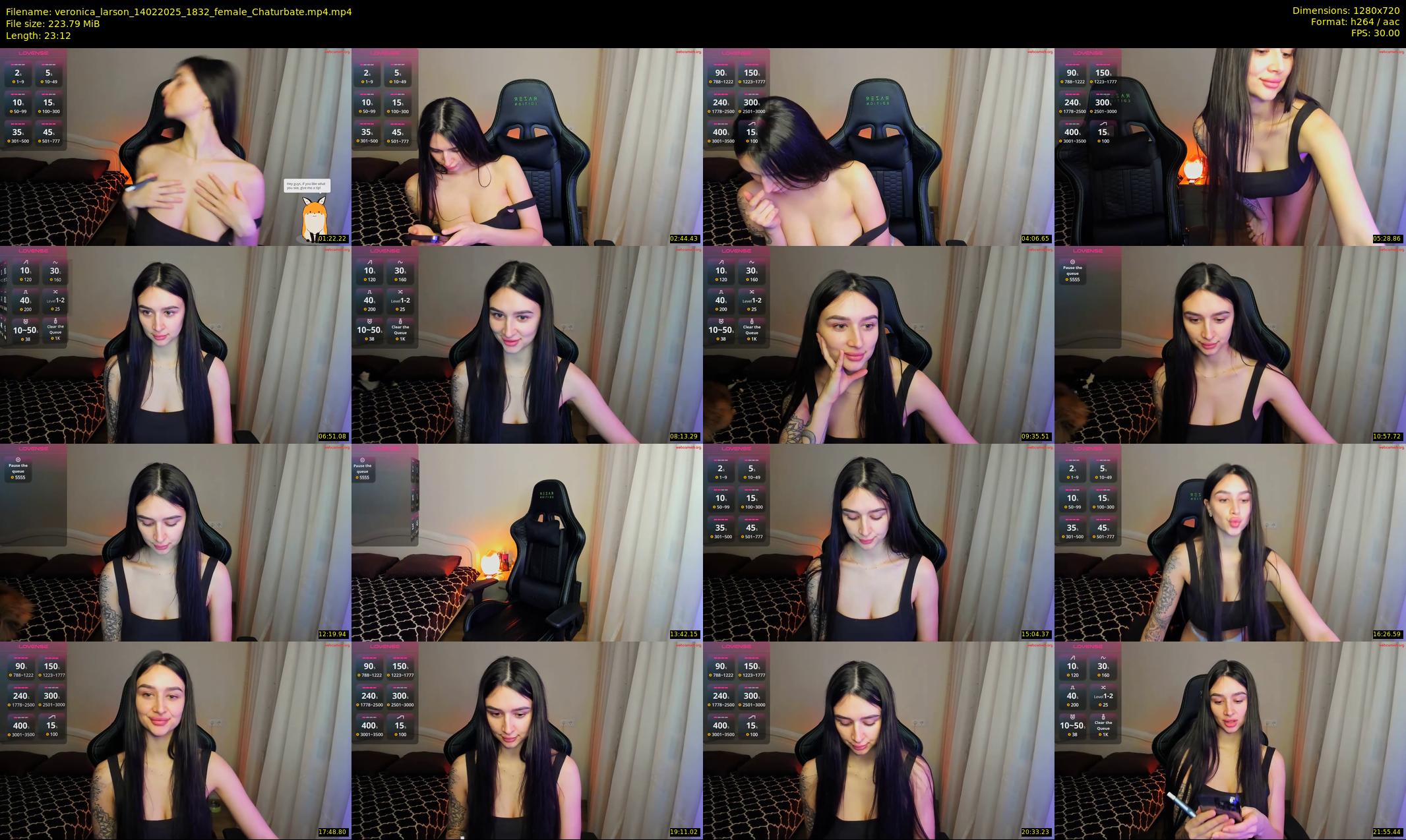 veronica_larson — 24 minute Chaturbate female cam show recording, 720p, Feb 14, 2025