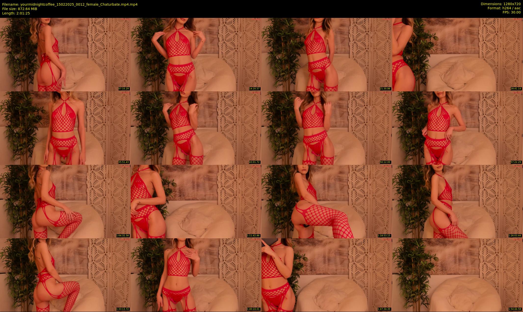 yourmidnightcoffee — 122 minute Chaturbate female cam show recording, 720p, Feb 15, 2025