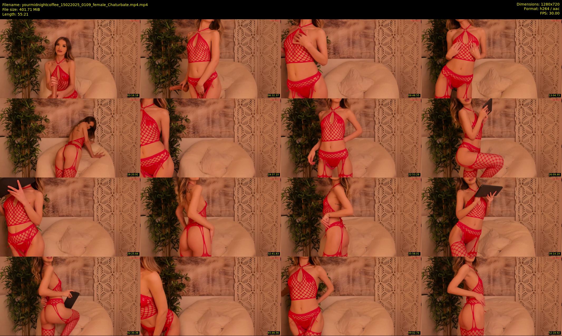 yourmidnightcoffee — 56 minute Chaturbate female cam show recording, 720p, Feb 15, 2025