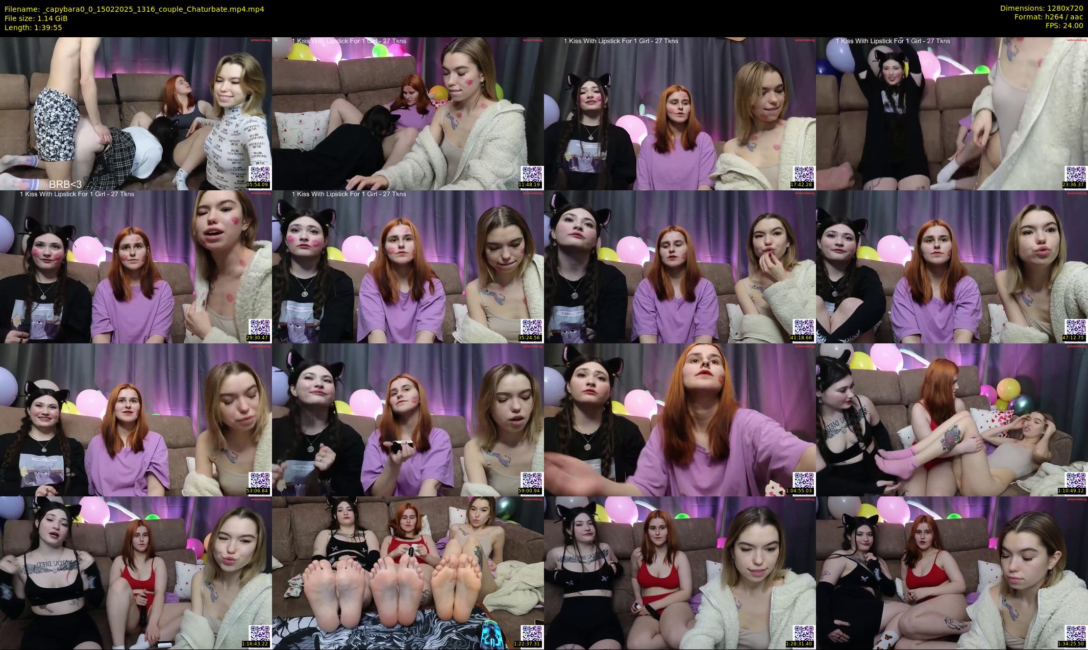 _capybara0_0 — 100 minute Chaturbate couple cam show recording, 720p, Feb 15, 2025