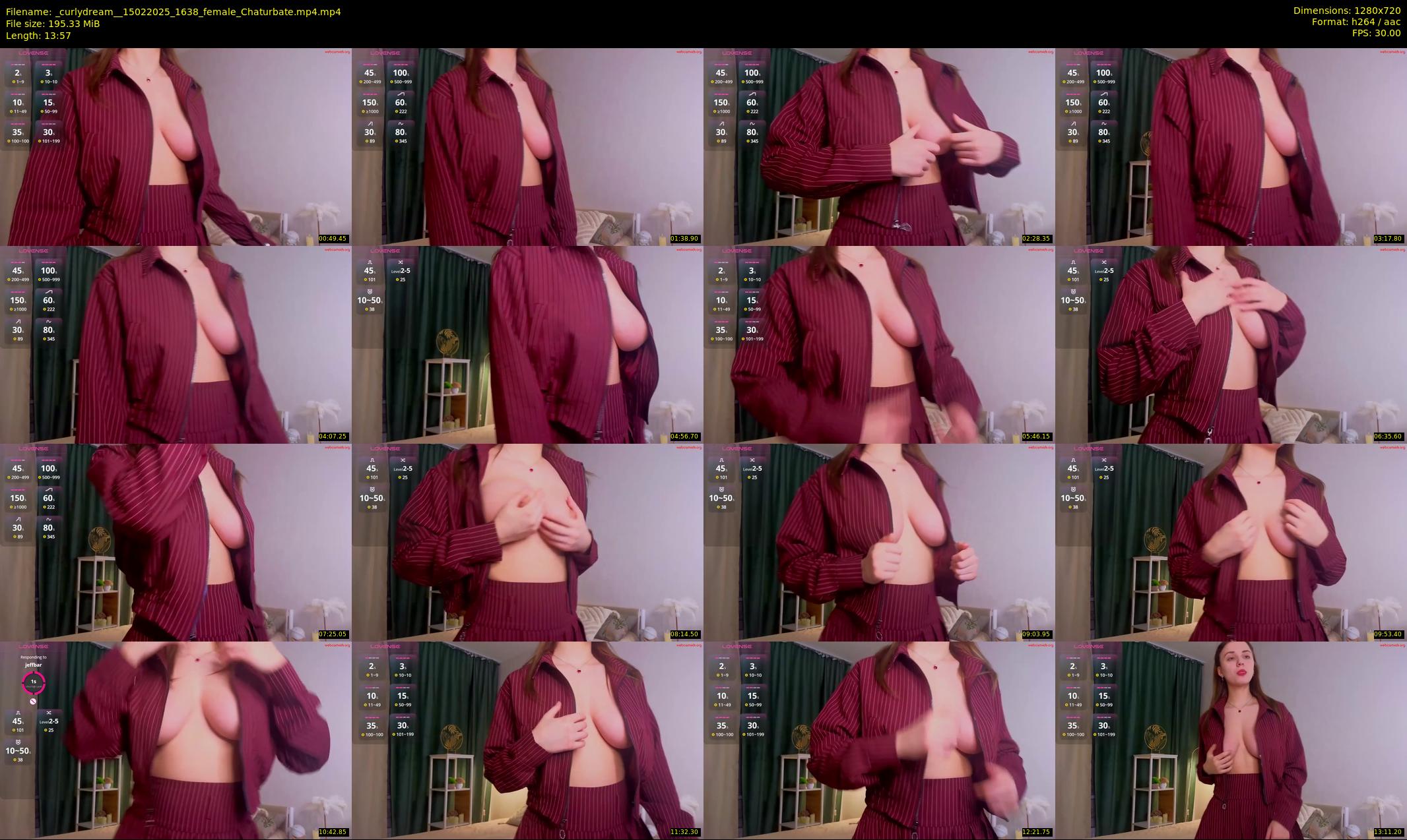 _curlydream_ — 14 minute Chaturbate female cam show recording, 720p, Feb 15, 2025