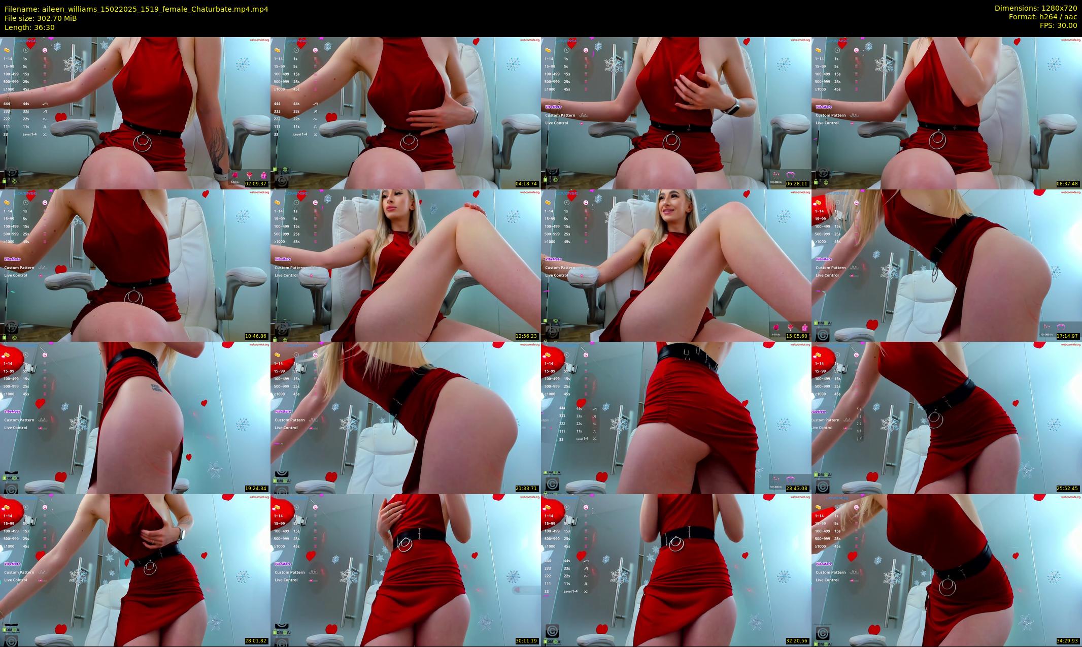 aileen_williams — 37 minute Chaturbate female cam show recording, 720p, Feb 15, 2025