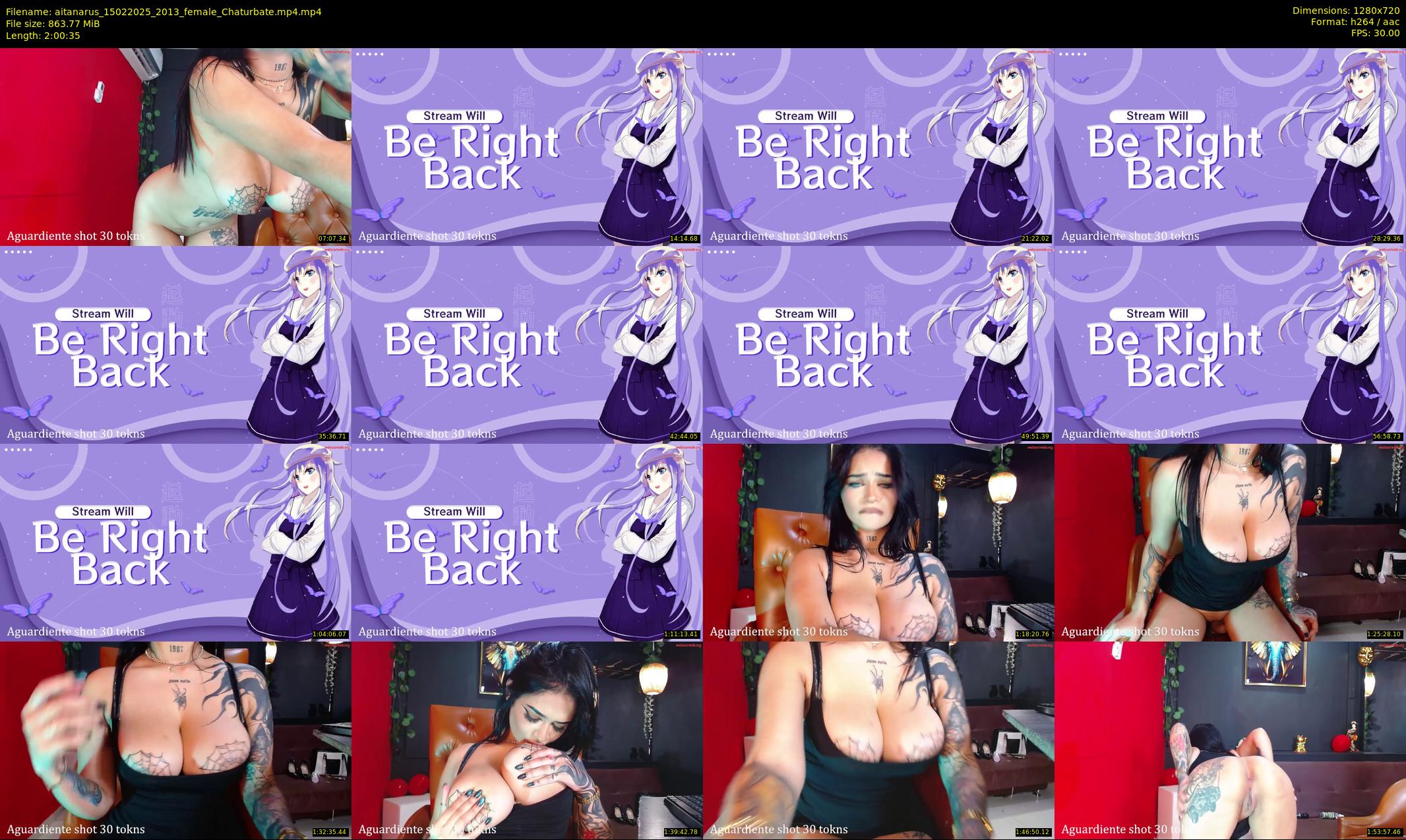 aitanarus — 121 minute Chaturbate female cam show recording, 720p, Feb 15, 2025