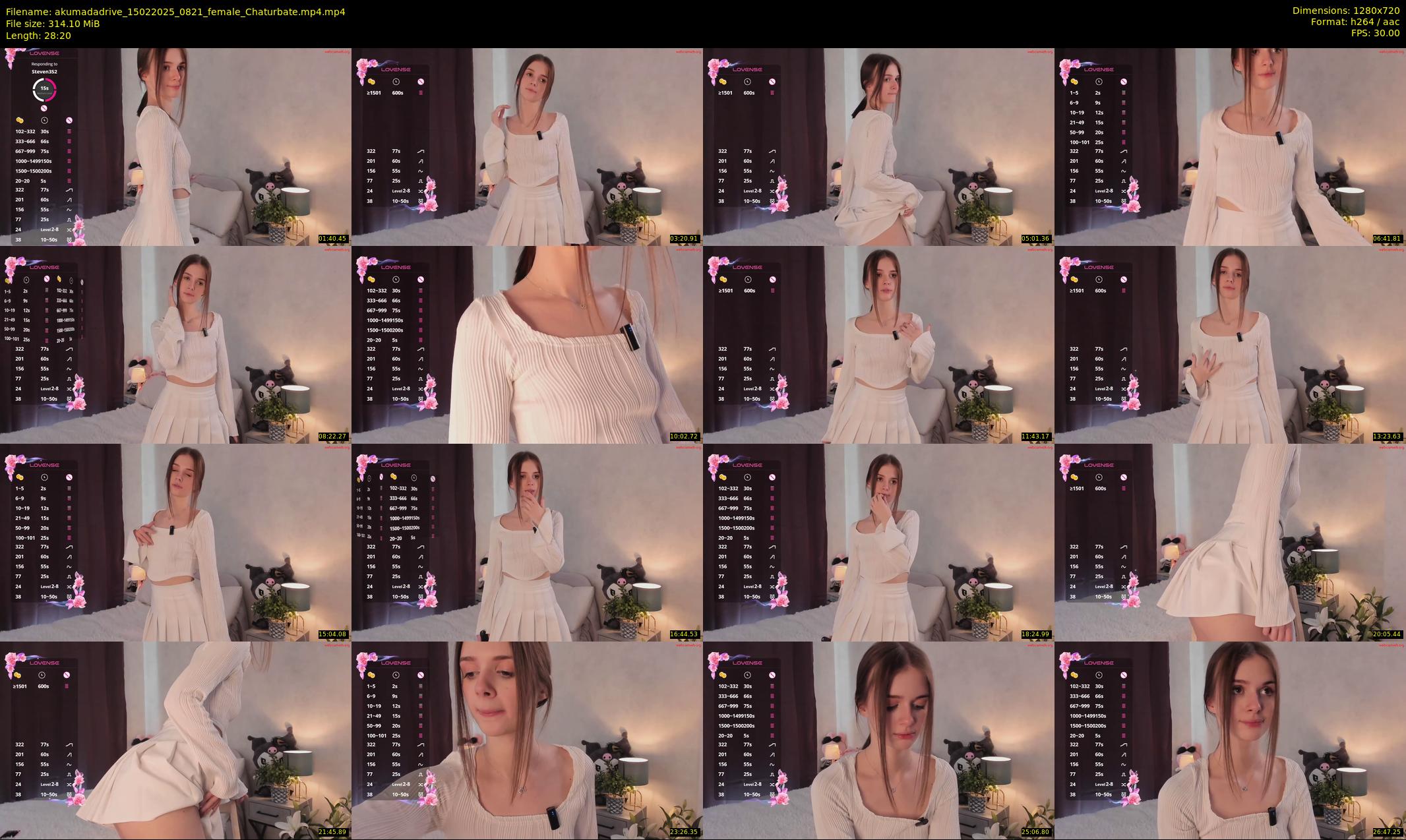 akumadadrive — 29 minute Chaturbate female cam show recording, 720p, Feb 15, 2025