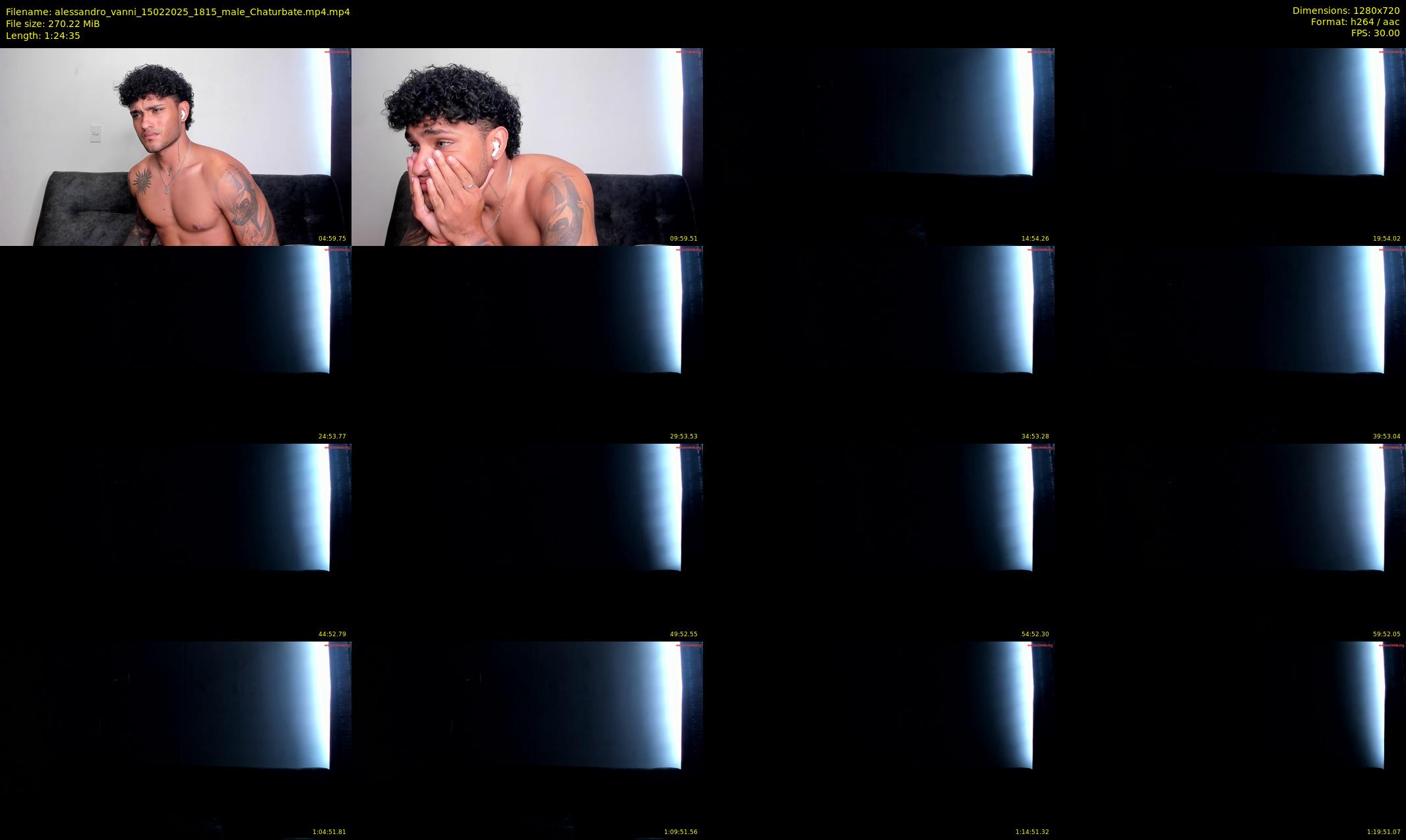 alessandro_vanni — 85 minute Chaturbate male cam show recording, 720p, Feb 15, 2025