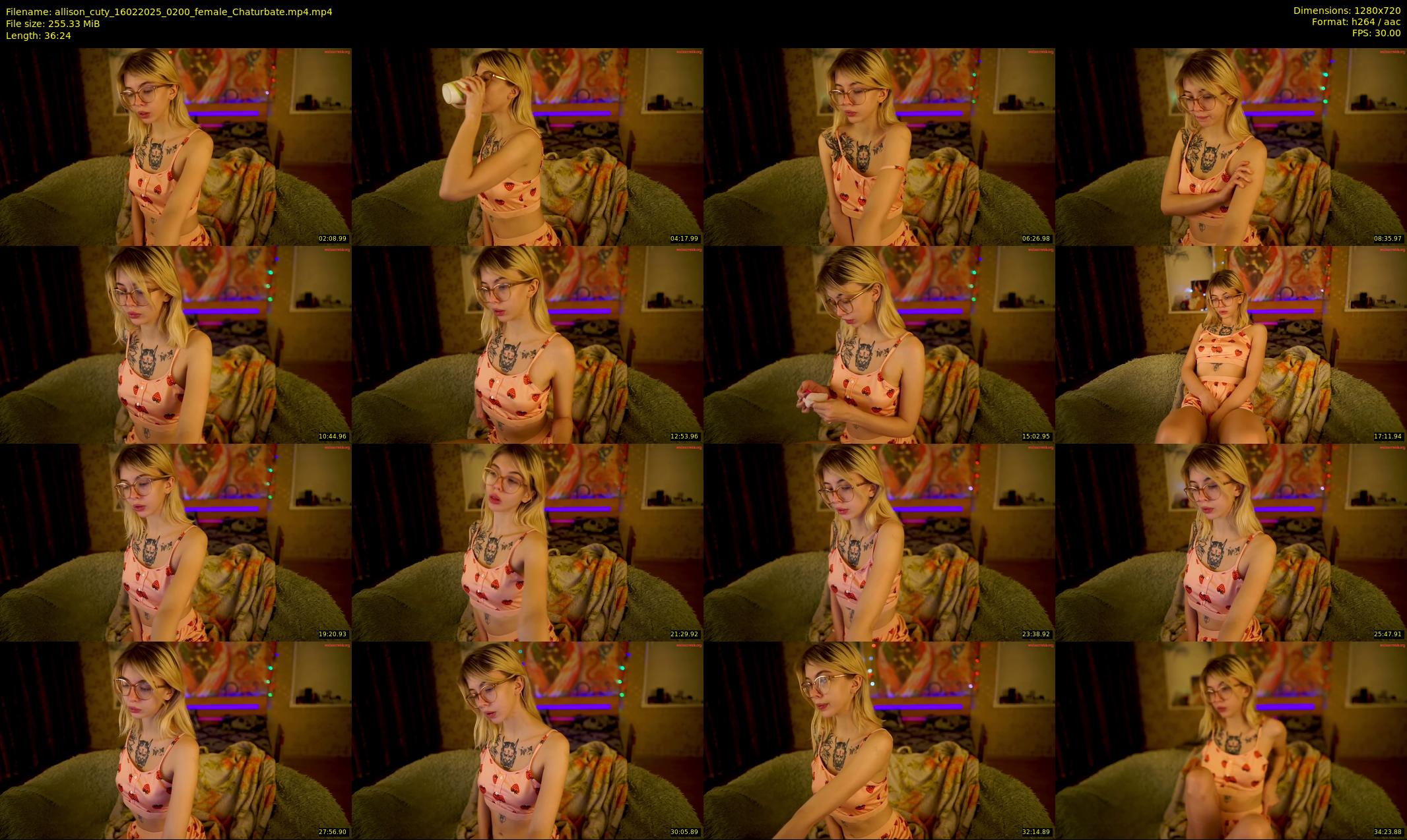 allison_cuty — 37 minute Chaturbate female cam show recording, 720p, Feb 16, 2025