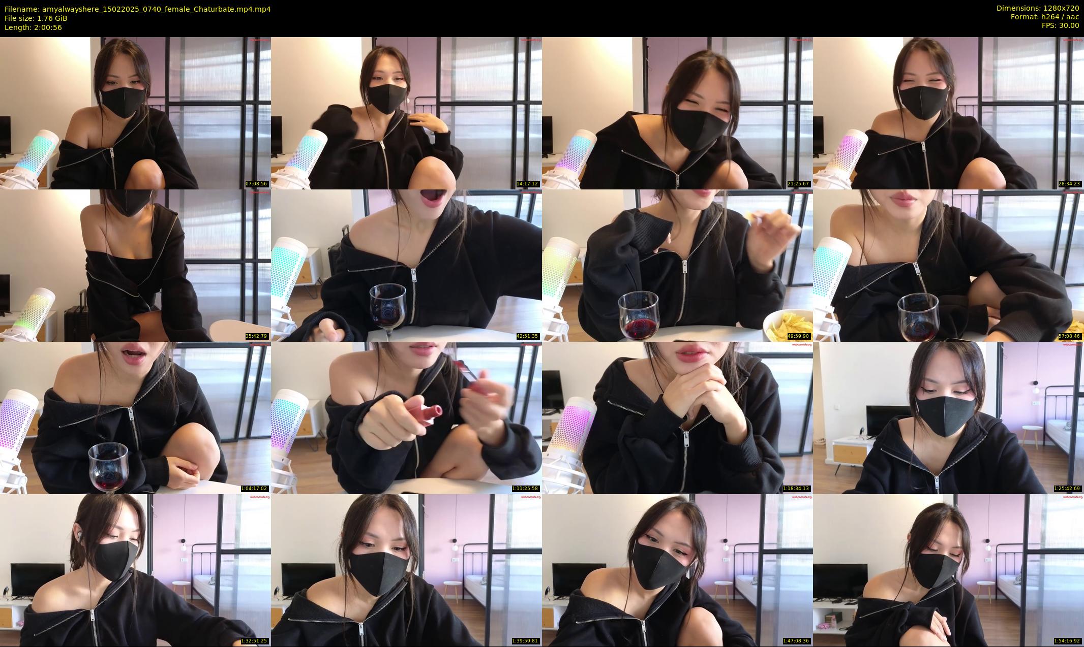 amyalwayshere — 121 minute Chaturbate female cam show recording, 720p, Feb 15, 2025