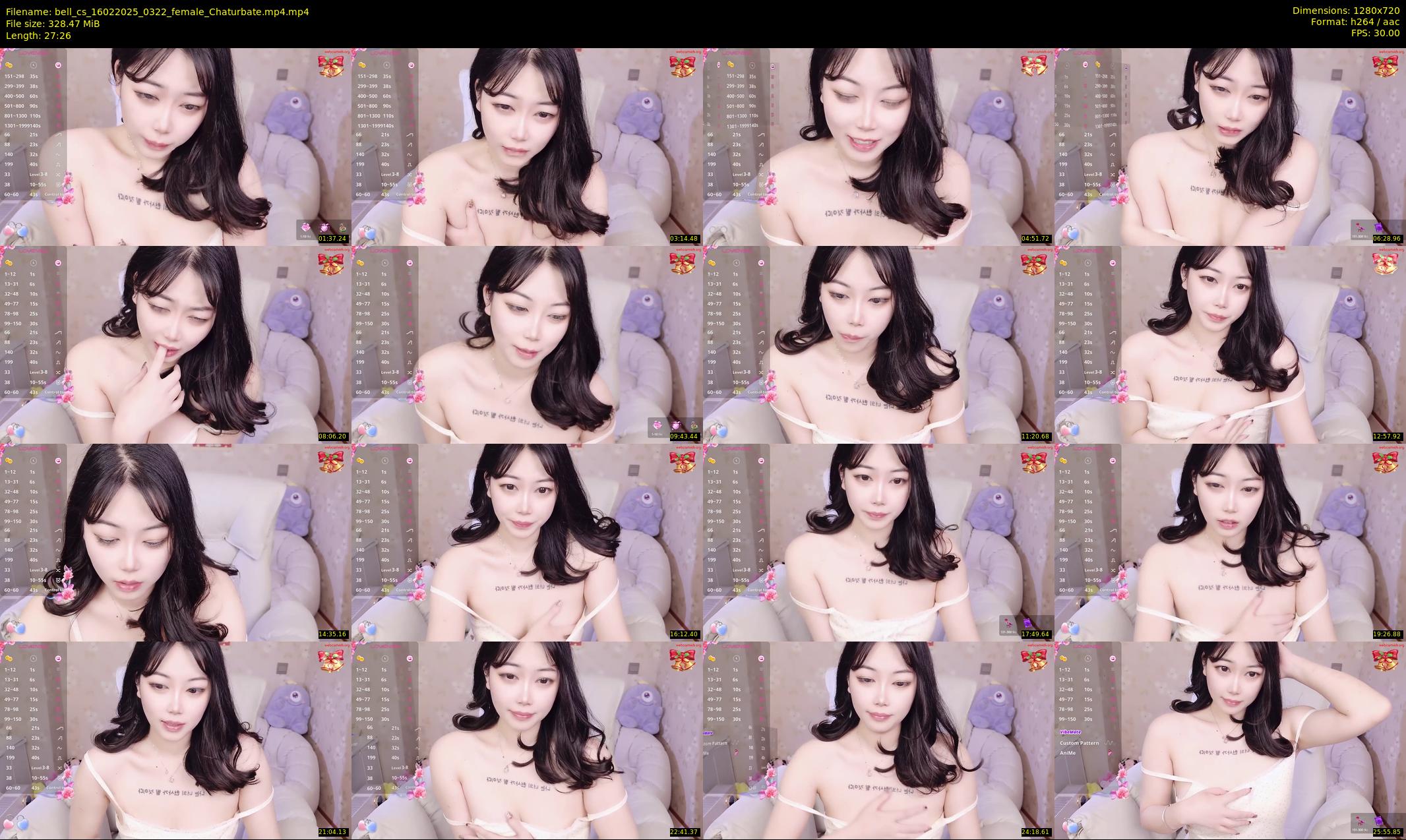 bell_cs — 28 minute Chaturbate female cam show recording, 720p, Feb 16, 2025