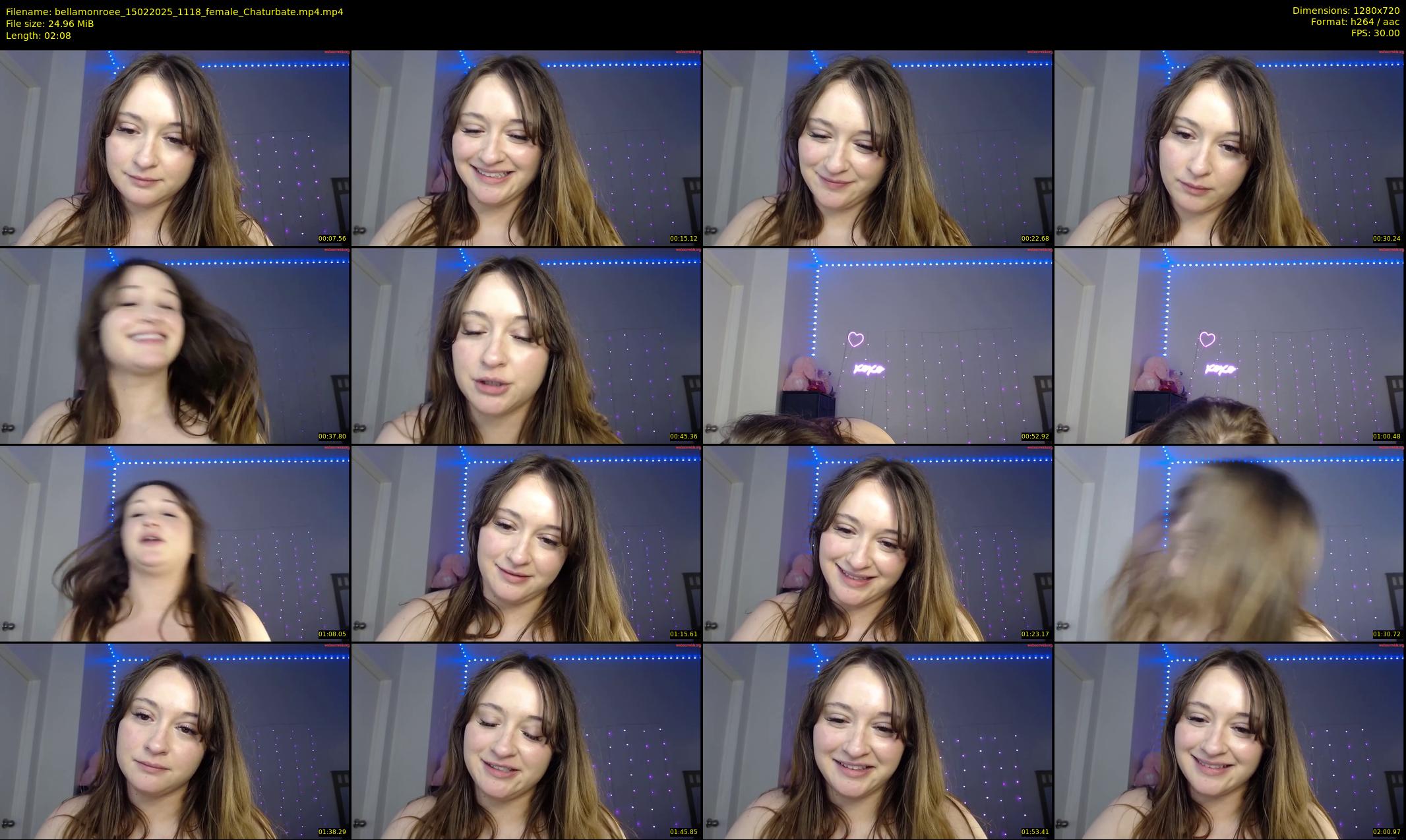 bellamonroee — 3 minute Chaturbate female cam show recording, 720p, Feb 15, 2025