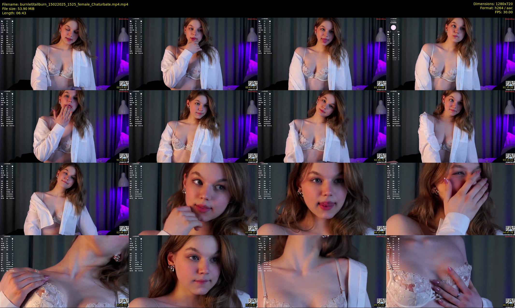 burnletitallburn — 7 minute Chaturbate female cam show recording, 720p, Feb 15, 2025
