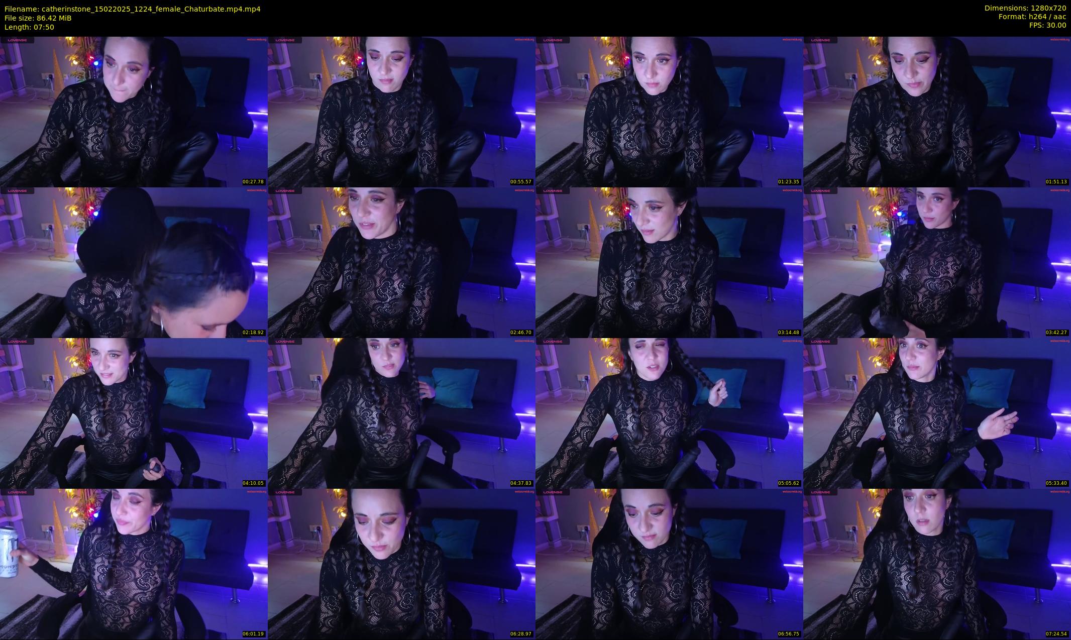 catherinstone — 8 minute Chaturbate female cam show recording, 720p, Feb 15, 2025