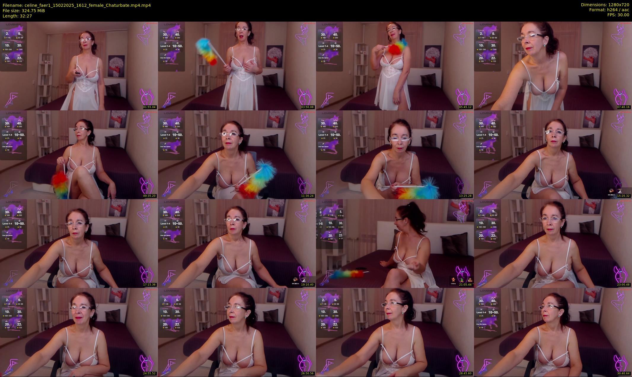 celine_faer1 — 33 minute Chaturbate female cam show recording, 720p, Feb 15, 2025