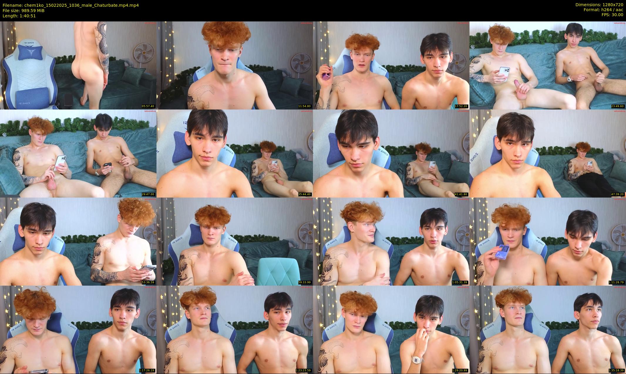 chem1ko — 101 minute Chaturbate male cam show recording, 720p, Feb 15, 2025