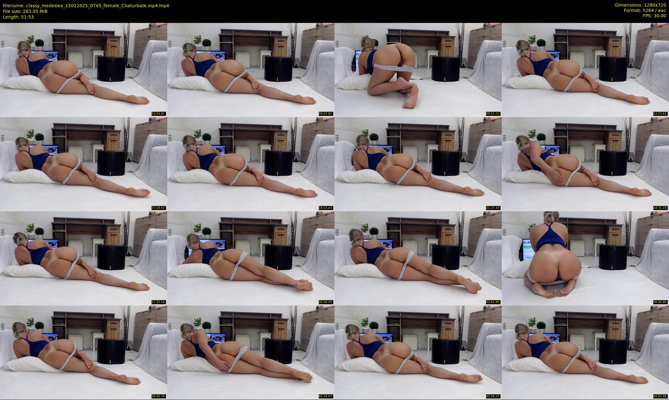 classy_medeeea — 52 minute Chaturbate female cam show recording, 720p, Feb 15, 2025