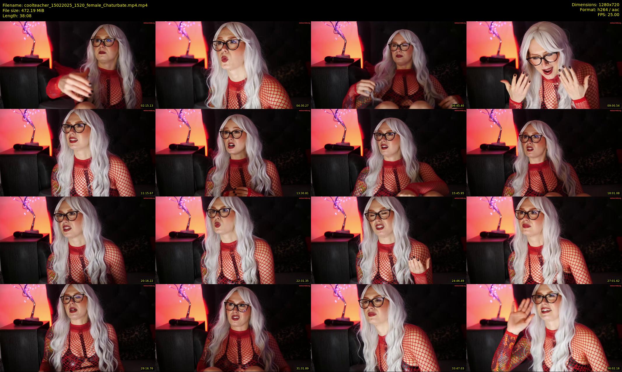 coolteacher — 39 minute Chaturbate female cam show recording, 720p, Feb 15, 2025