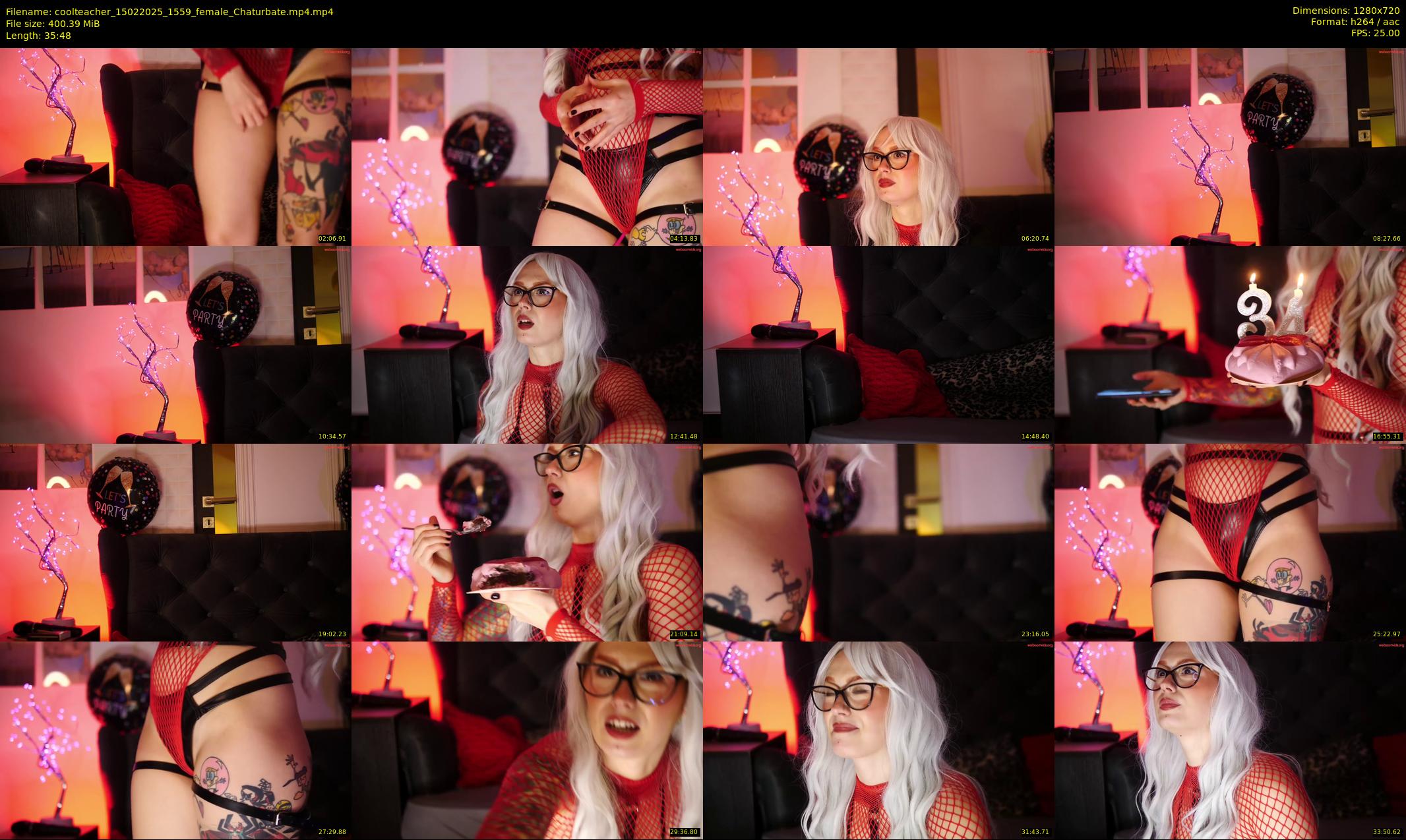 coolteacher — 36 minute Chaturbate female cam show recording, 720p, Feb 15, 2025