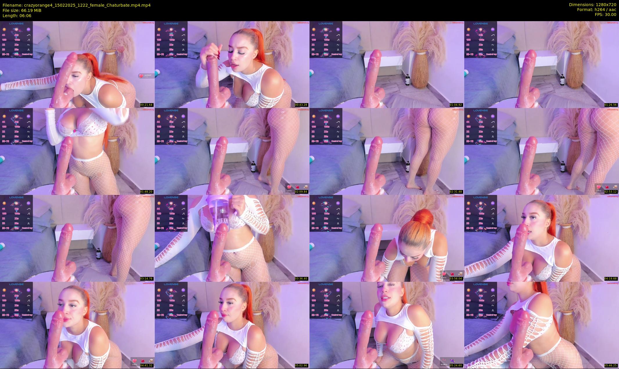 crazyorange4 — 7 minute Chaturbate female cam show recording, 720p, Feb 15, 2025