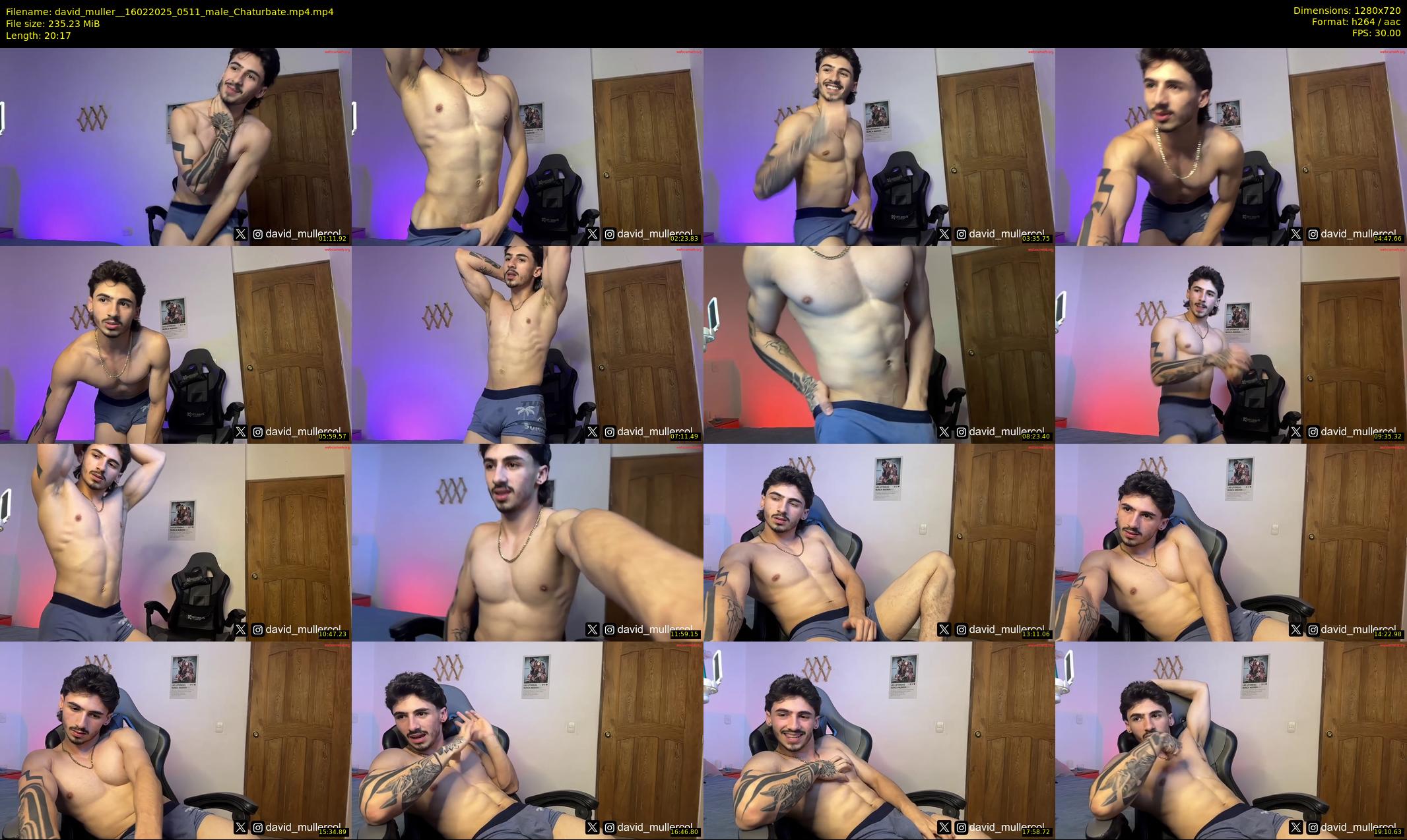david_muller_ — 21 minute Chaturbate male cam show recording, 720p, Feb 16, 2025