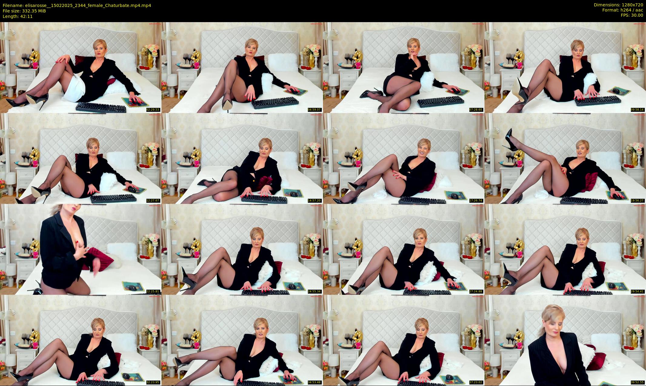 elisarosse_ — 43 minute Chaturbate female cam show recording, 720p, Feb 15, 2025