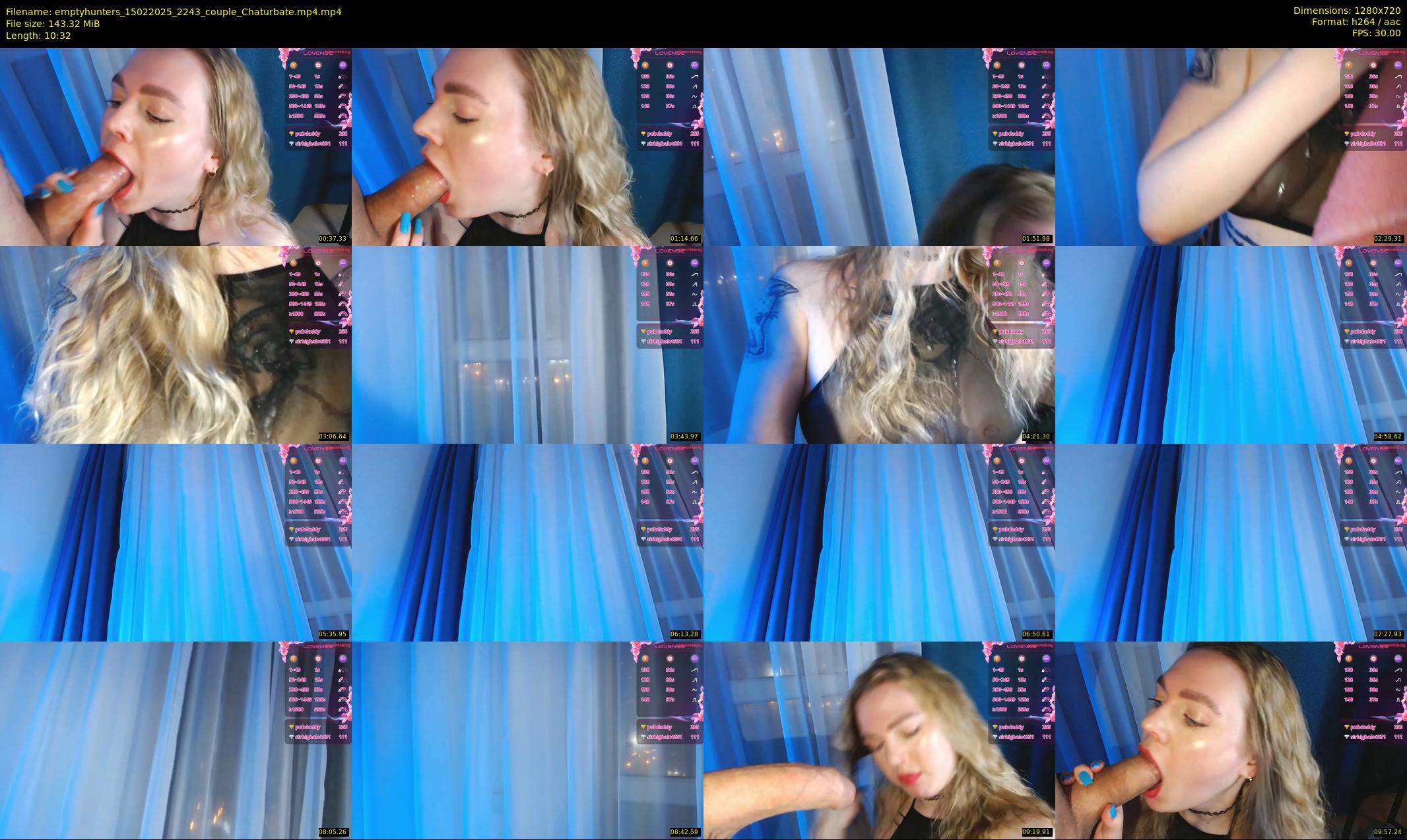 emptyhunters — 11 minute Chaturbate couple cam show recording, 720p, Feb 15, 2025