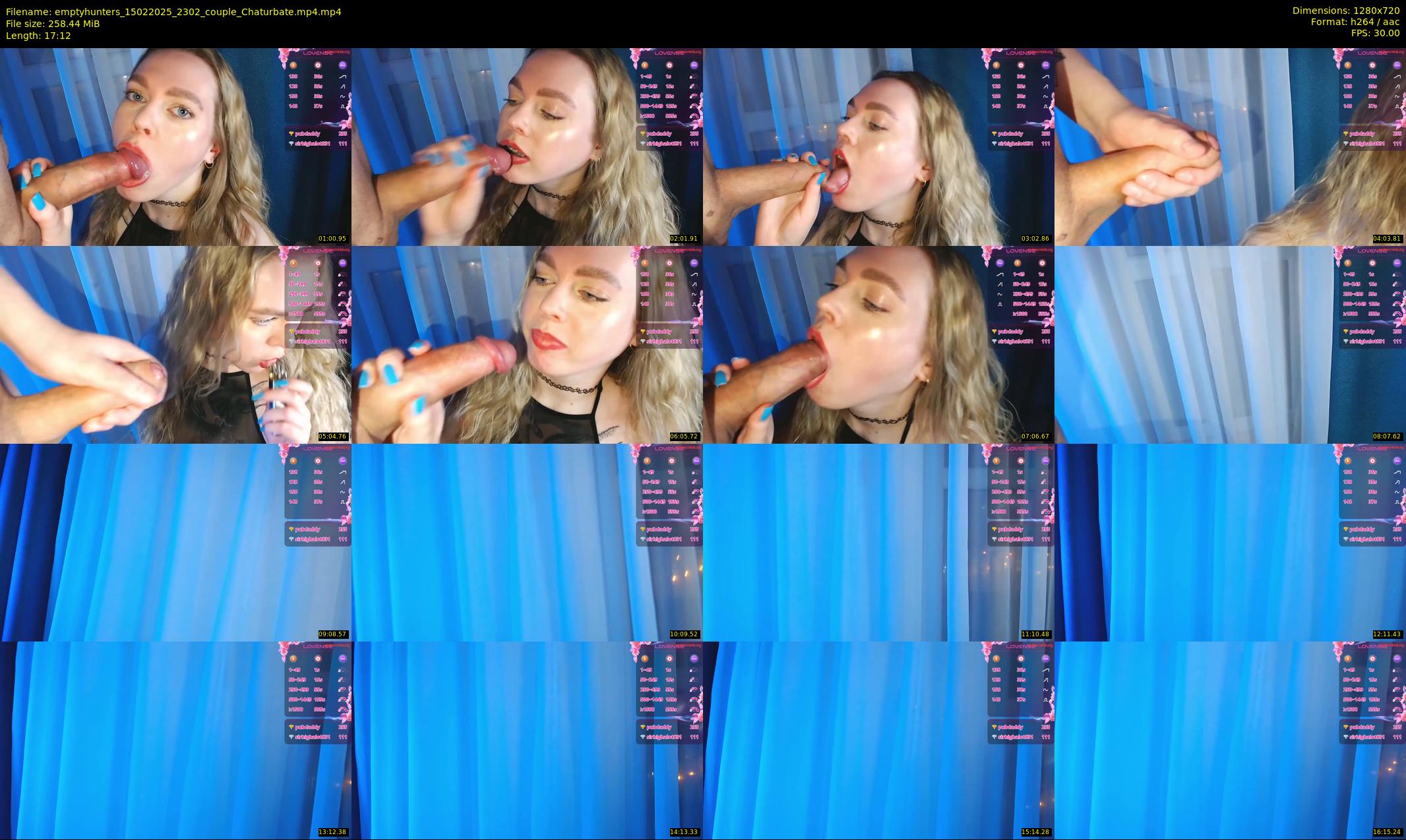 emptyhunters — 18 minute Chaturbate couple cam show recording, 720p, Feb 15, 2025