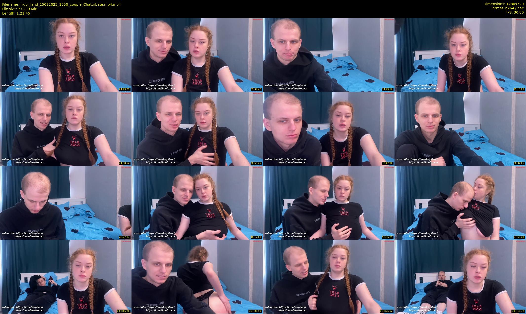 frupi_land — 82 minute Chaturbate couple cam show recording, 720p, Feb 15, 2025