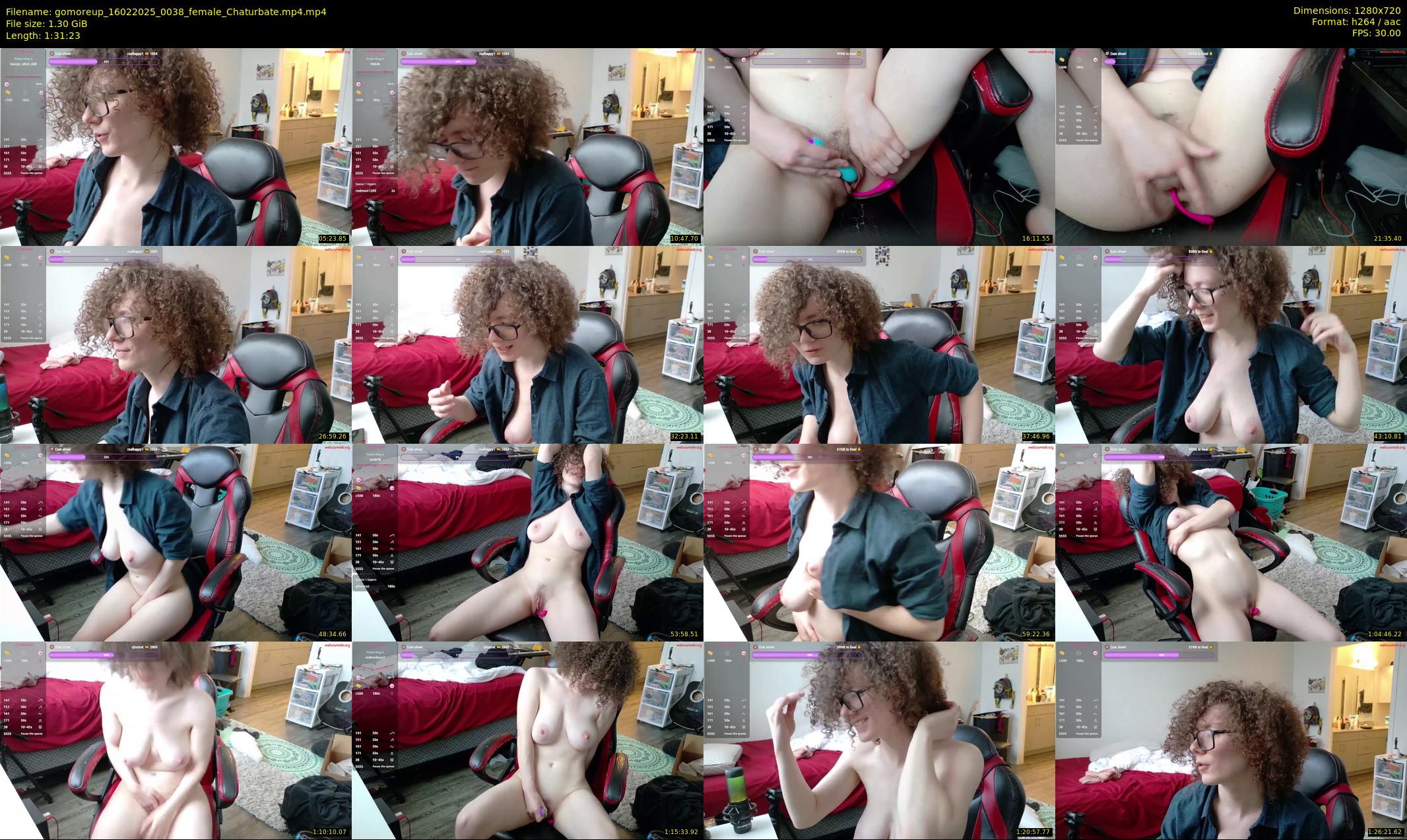 gomoreup — 92 minute Chaturbate female cam show recording, 720p, Feb 16, 2025