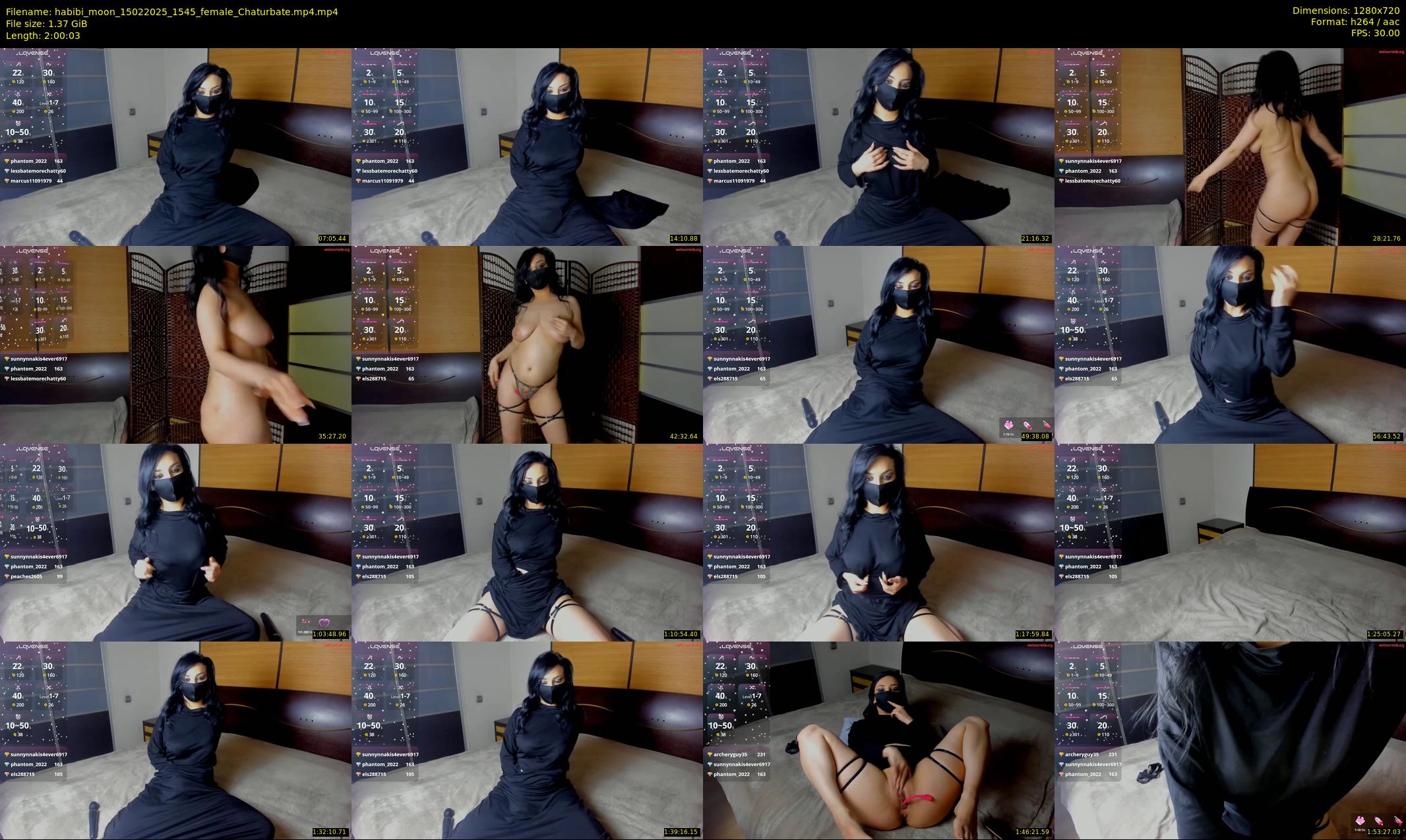 habibi_moon — 121 minute Chaturbate female cam show recording, 720p, Feb 15, 2025