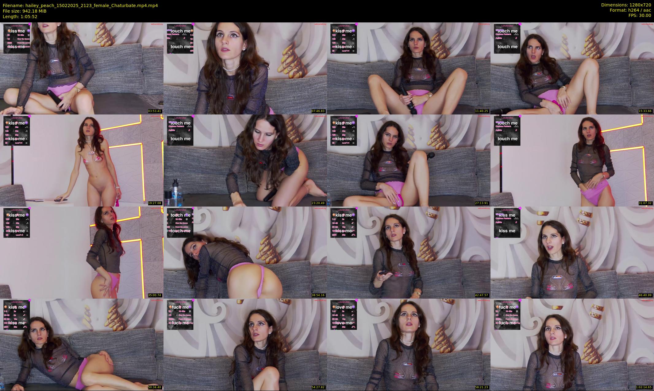 hailey_peach — 66 minute Chaturbate female cam show recording, 720p, Feb 15, 2025